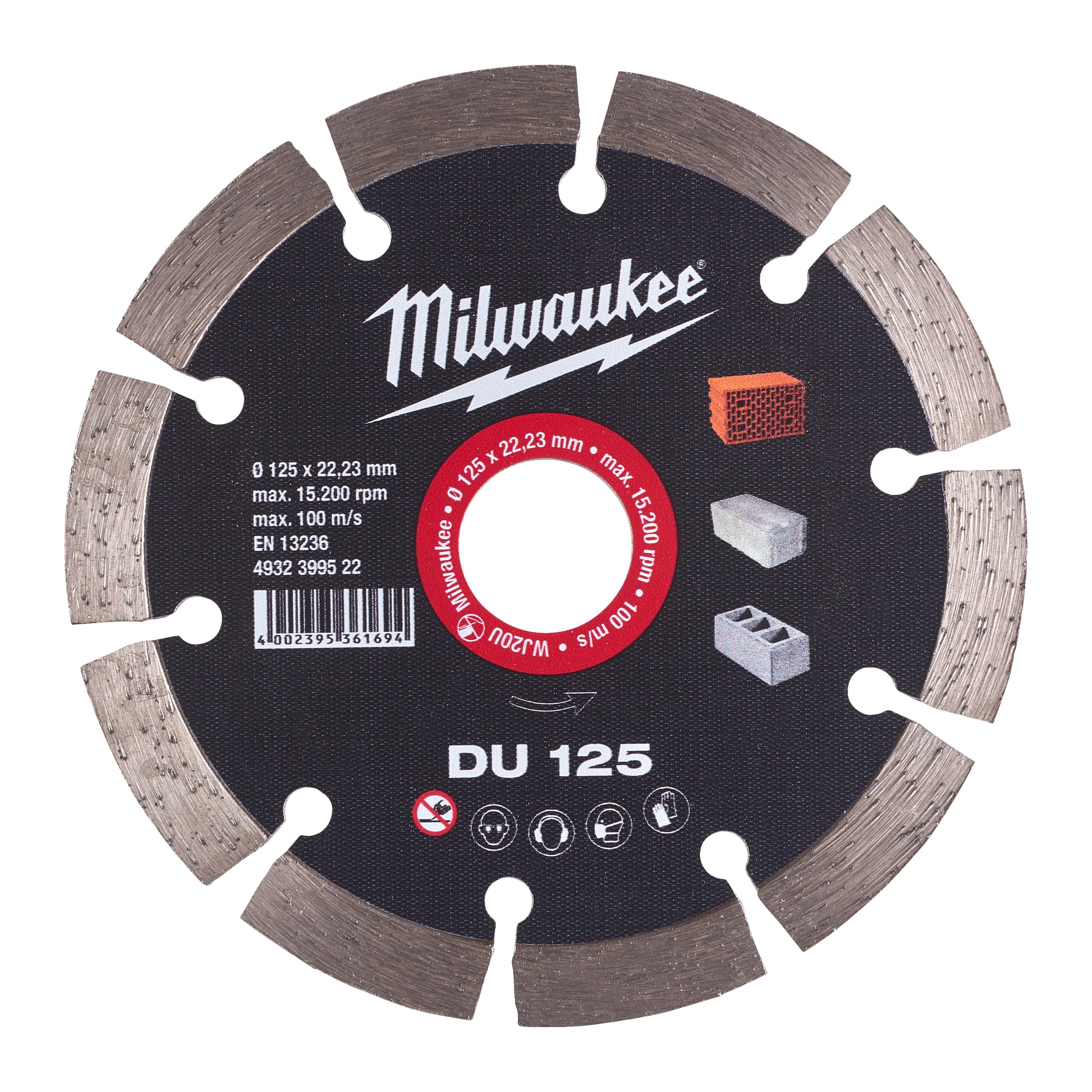 Disc diamantat DU 125 x 22,2 mm