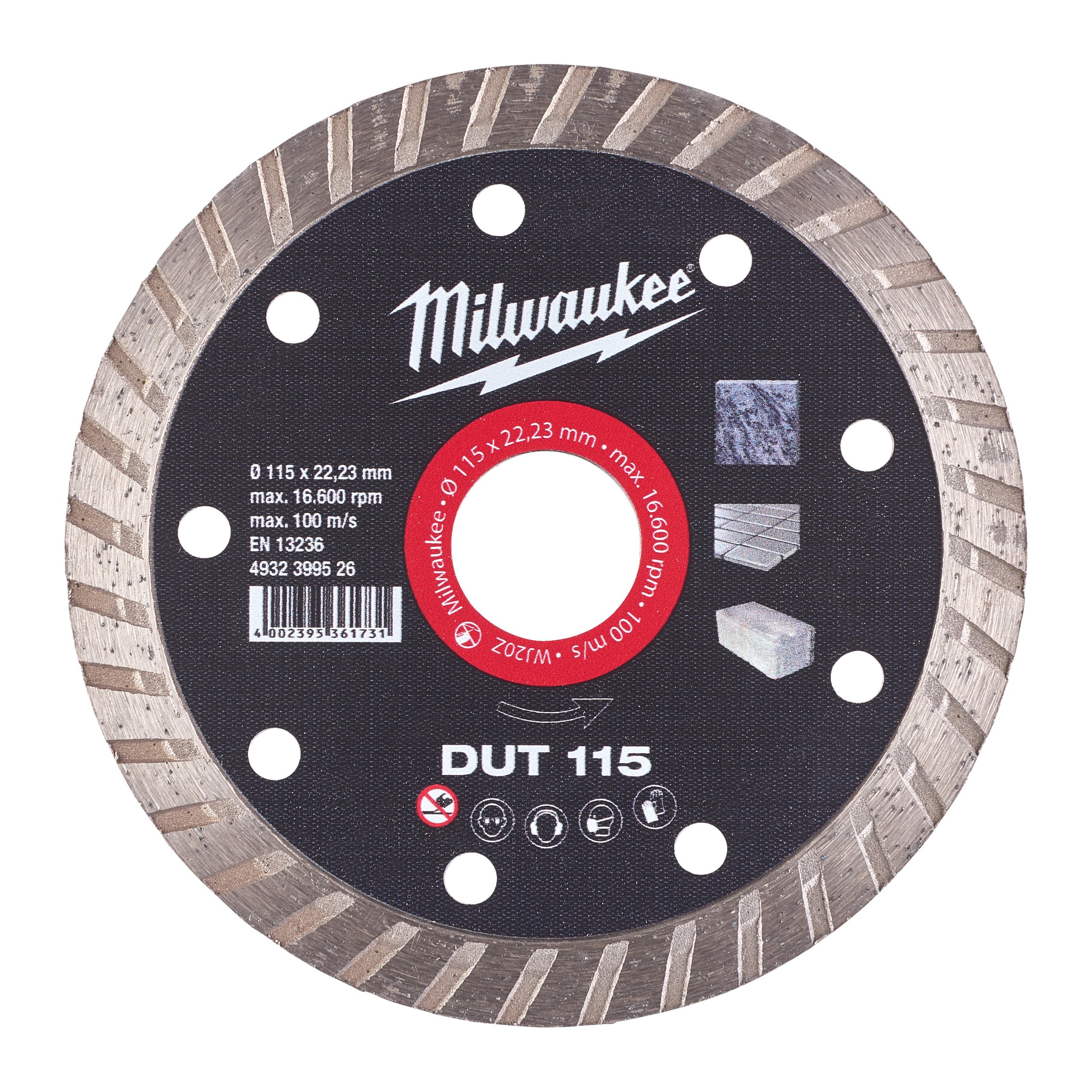 Disc diamantat DUT 115 x 22,2 mm