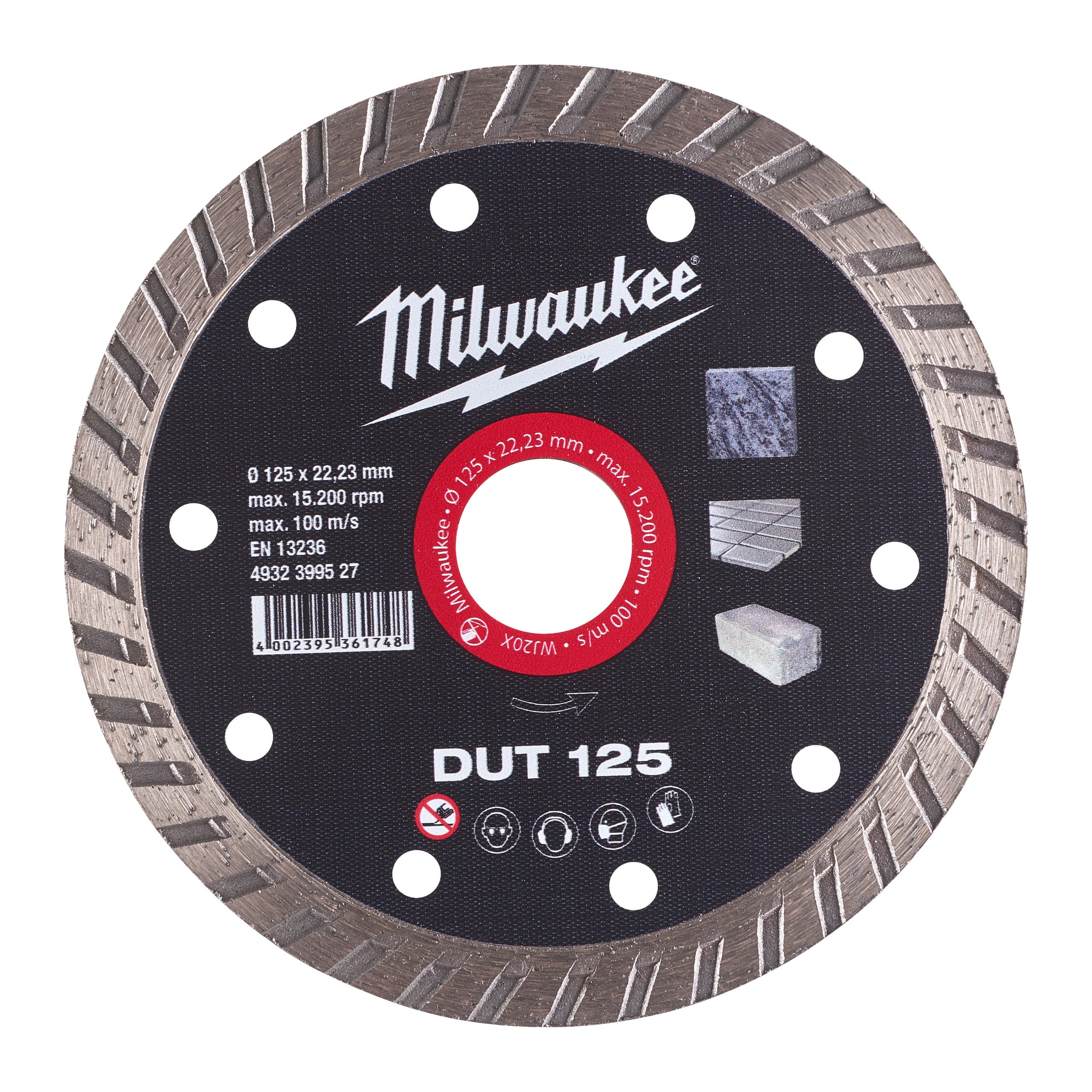 Disc diamantat DUT 125 x 22,2 mm