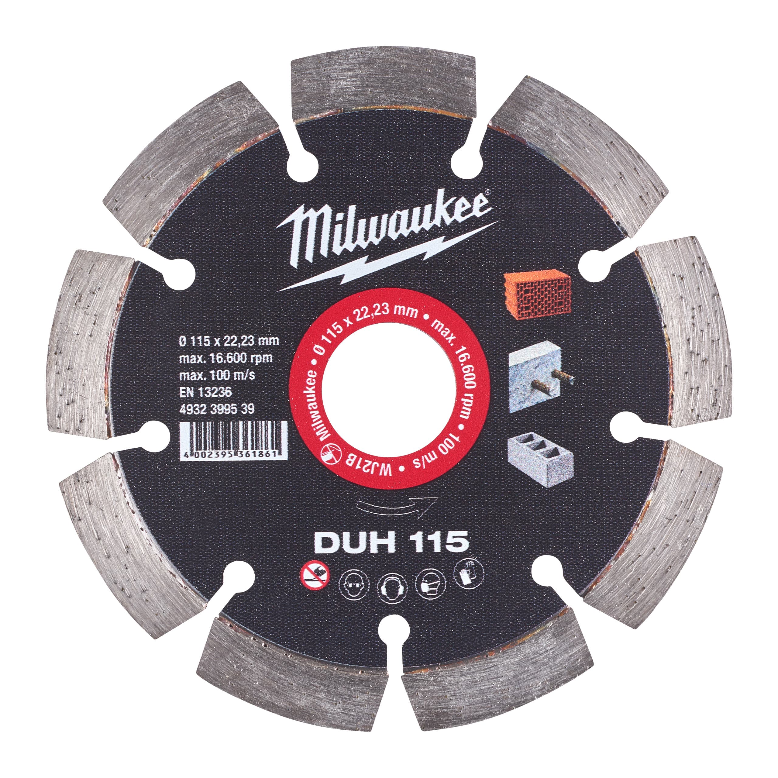 Disc diamantat DUH 115 x 22,2 mm