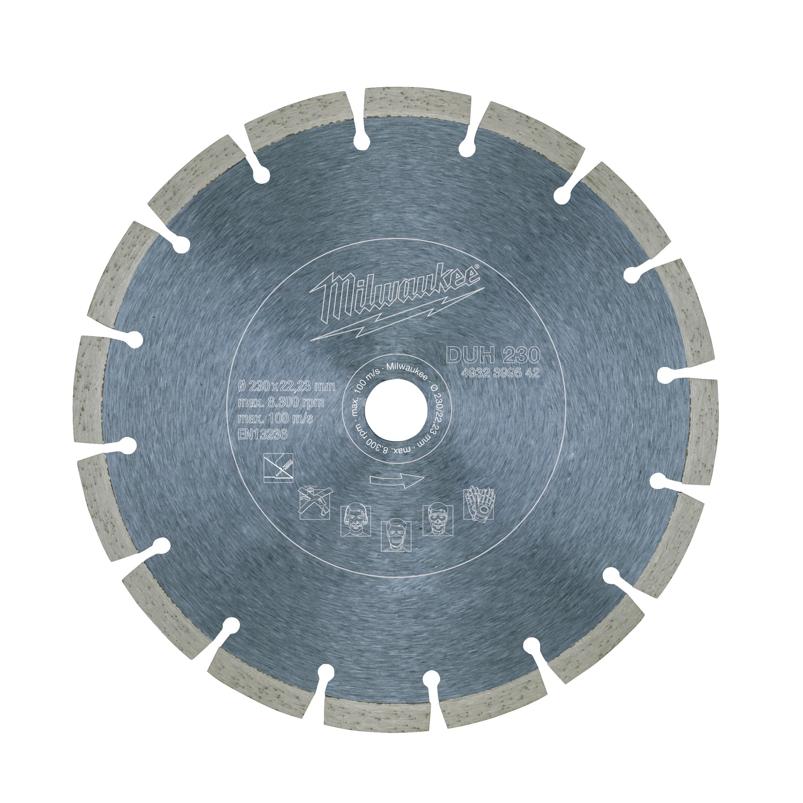 Disc diamantat DUH 230 x 22,2 mm 2