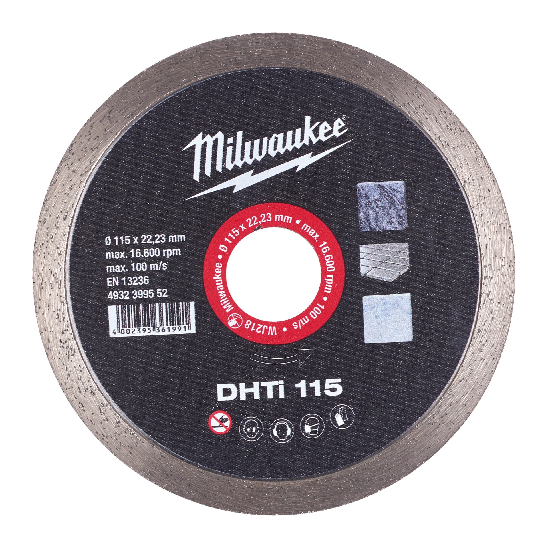 Disc diamantat DHTi 115 x 22,2 mm