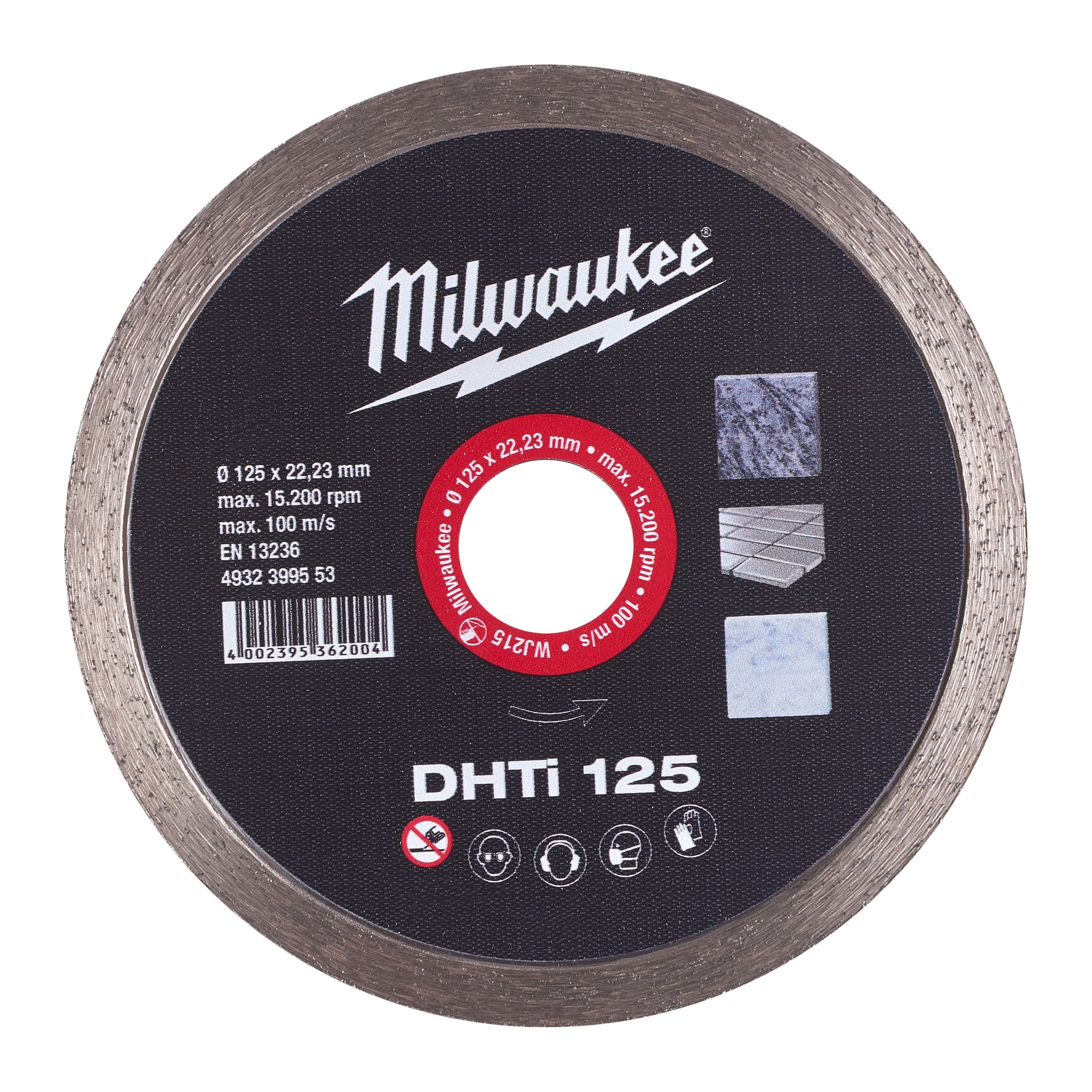 Disc diamantat DHTi 125 x 22,2 mm