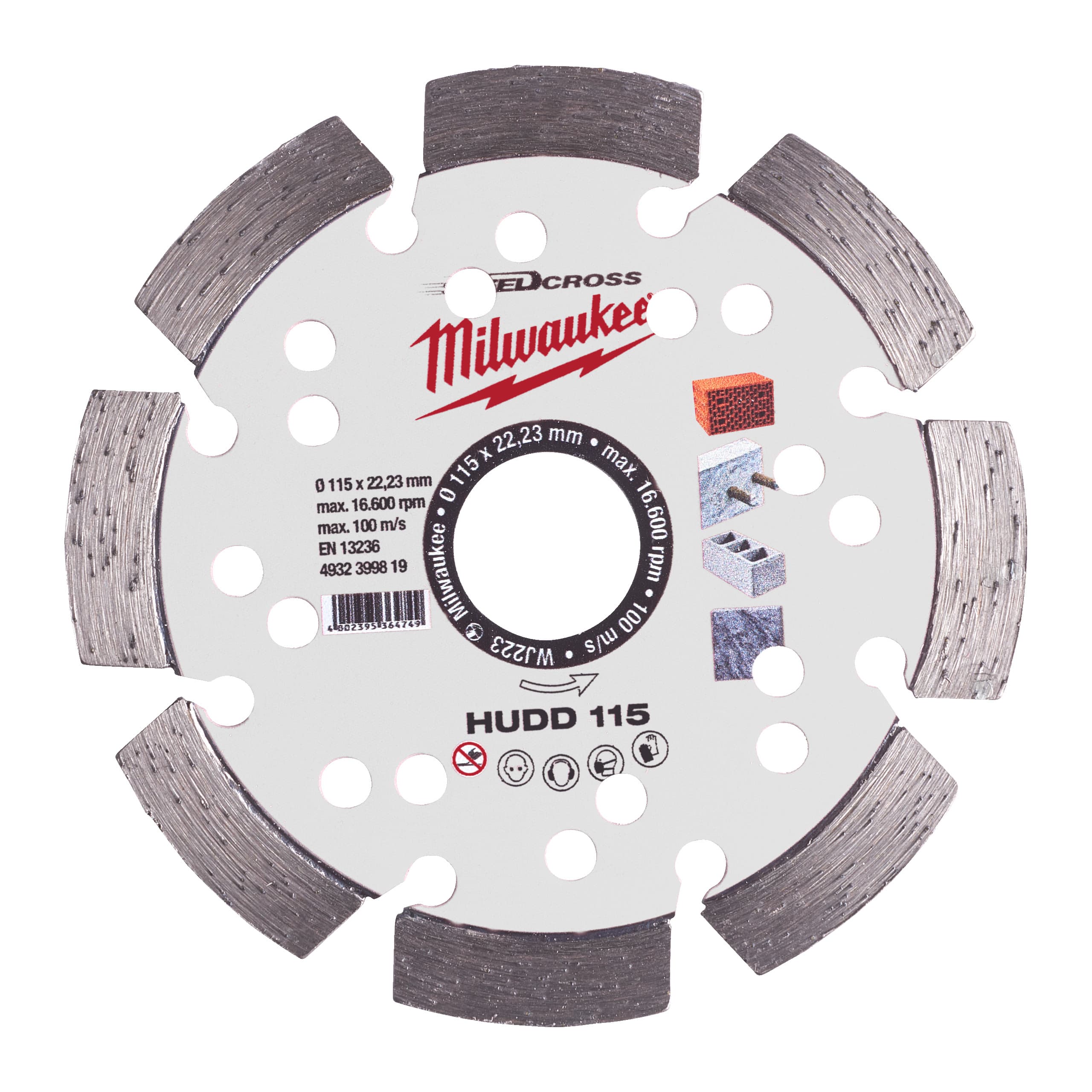 Disc diamantat HUDD 115 mm