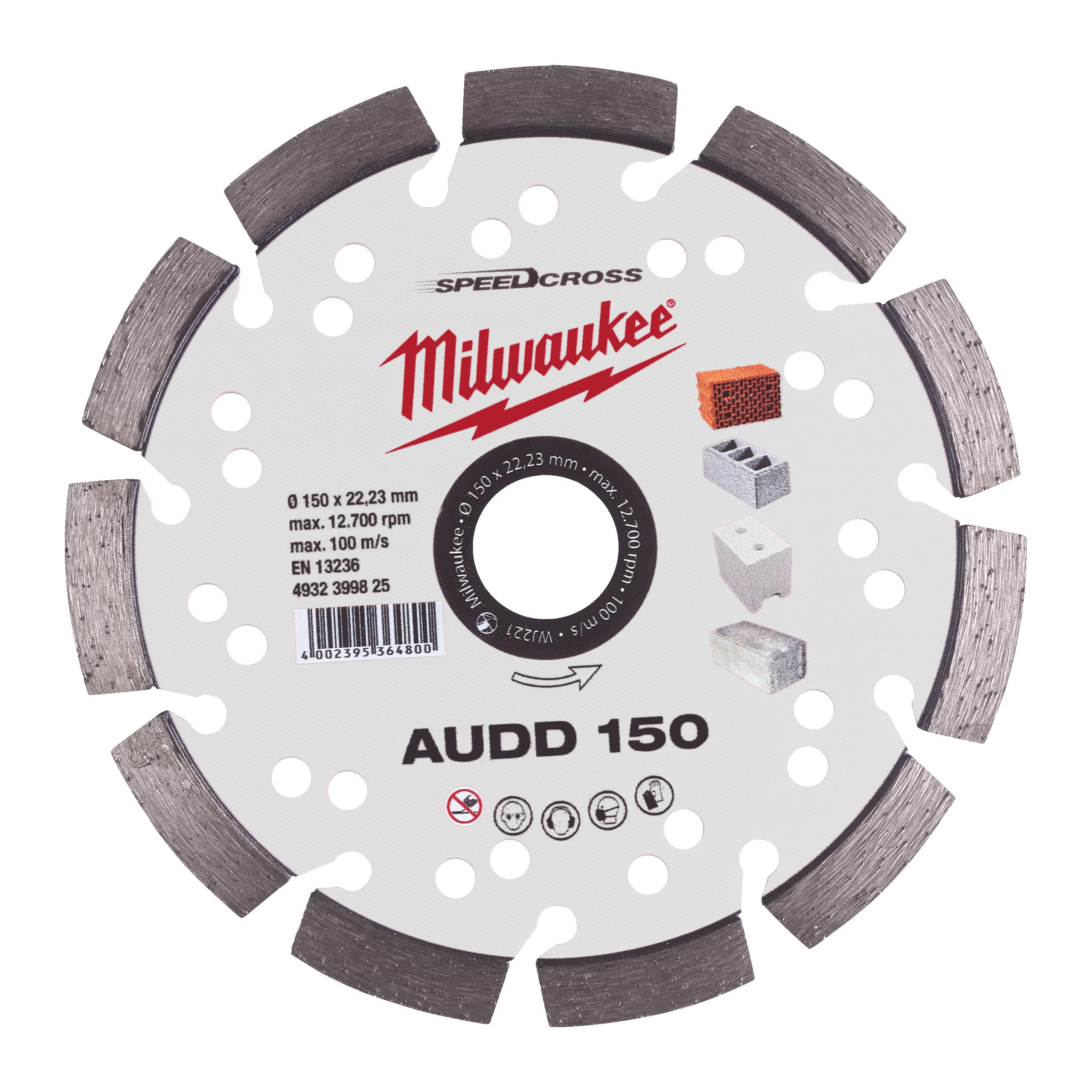 Disc diamantat AUDD 150 mm