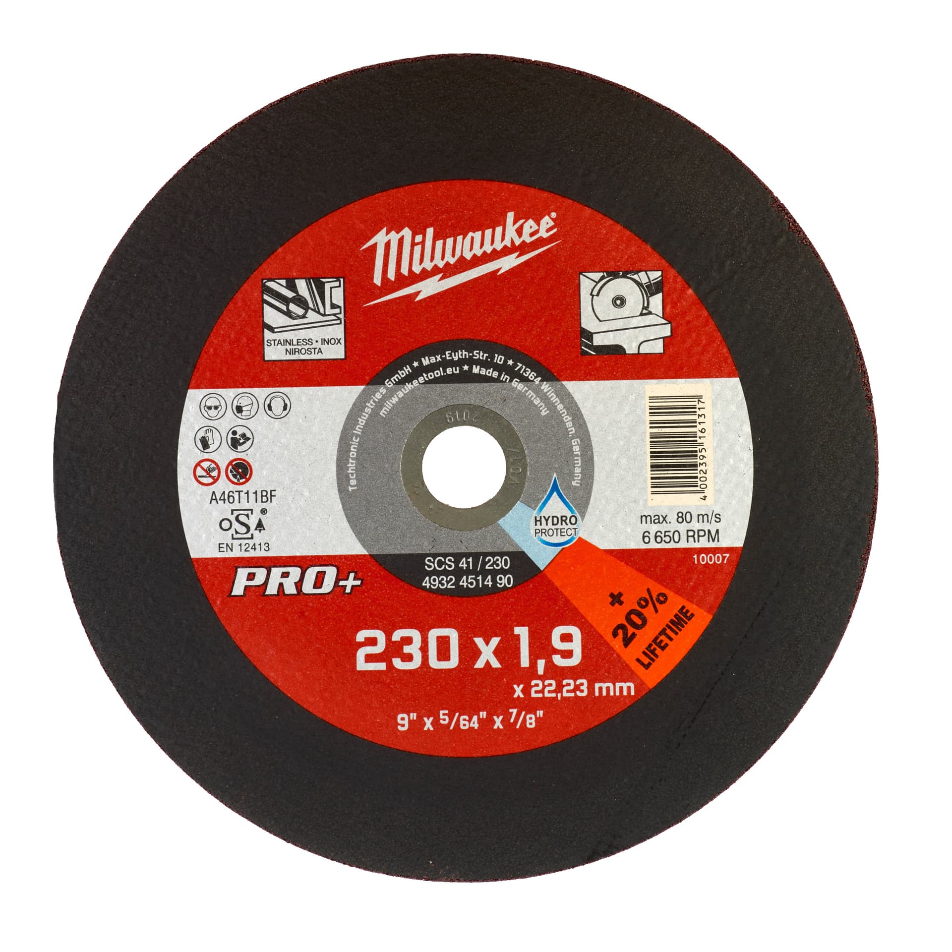 Disc pentru metal plat 230X1,9 PRO+