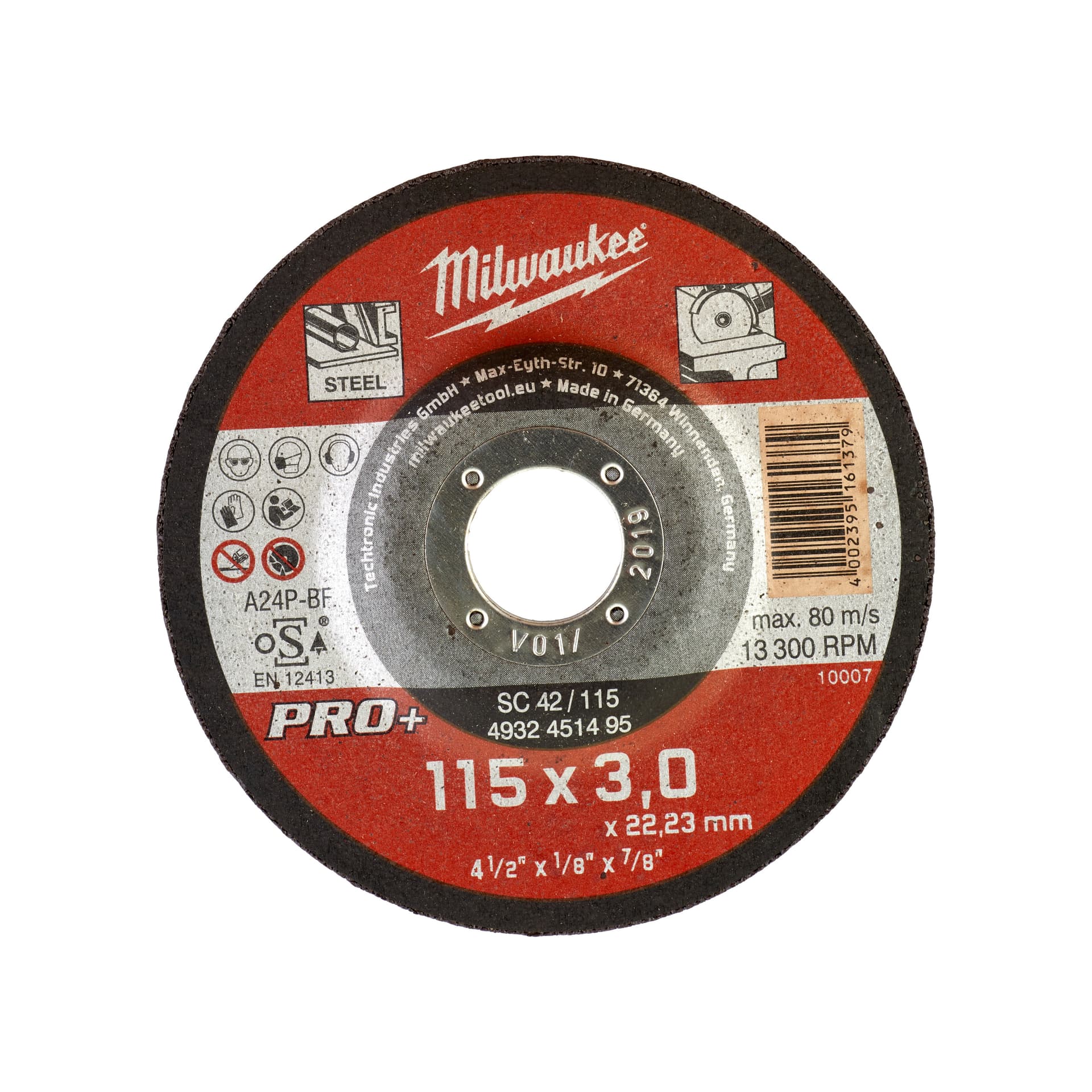 Disc pentru metal convex 115X3 PRO+