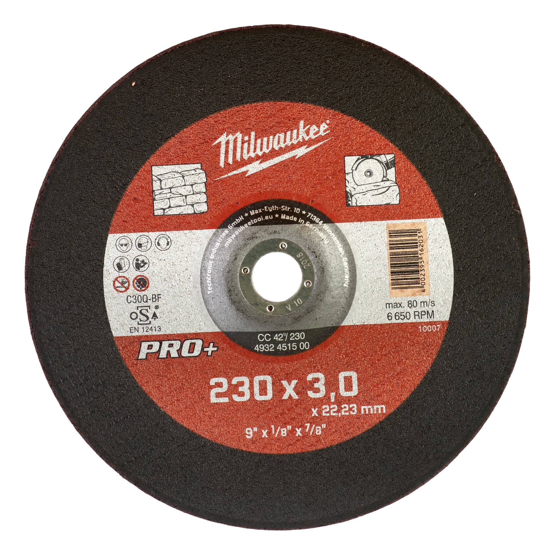 Disc pentru piatră convex 230X3 PRO+