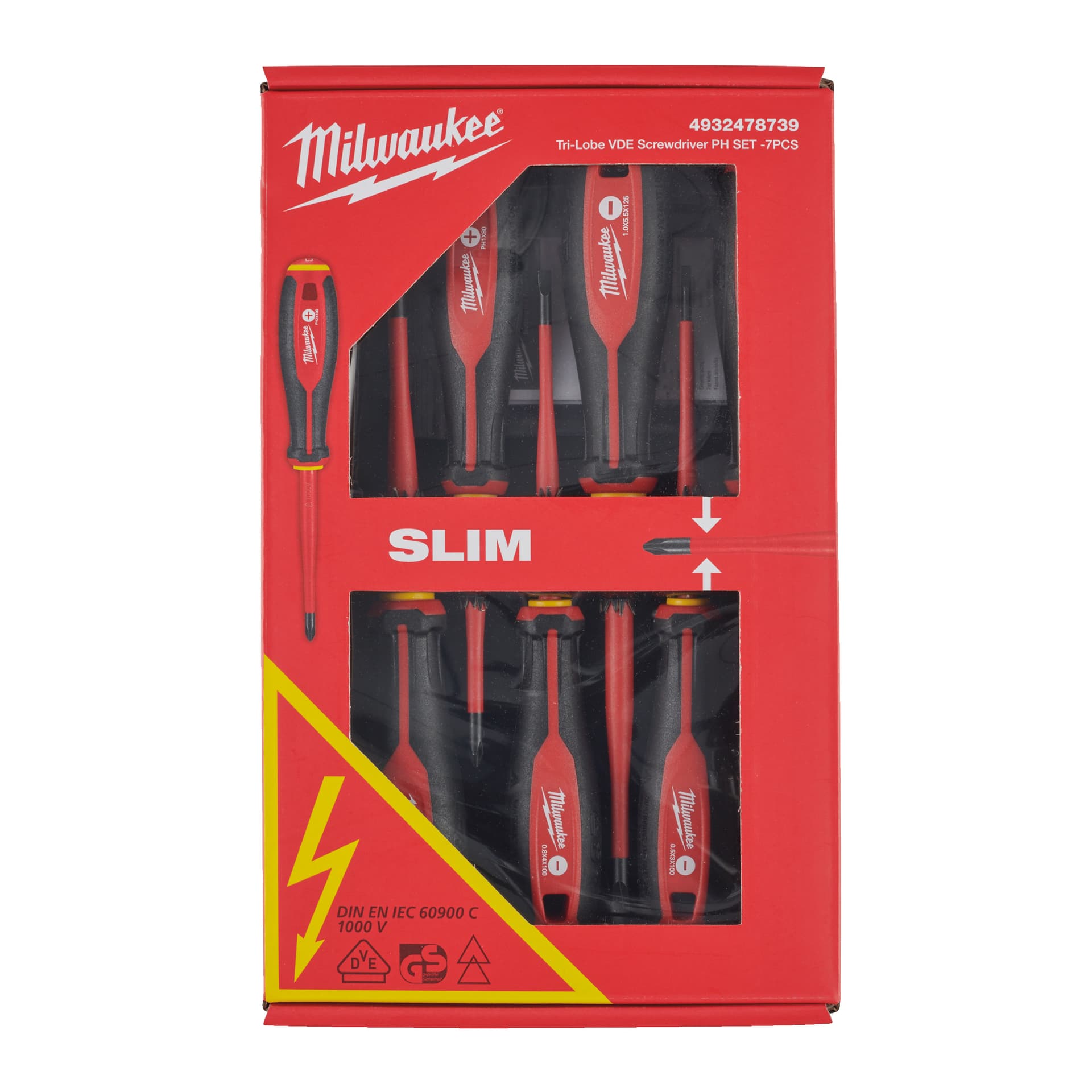 Set șurubelnițe Tri-Lobe VDE PH - 7 bucăți