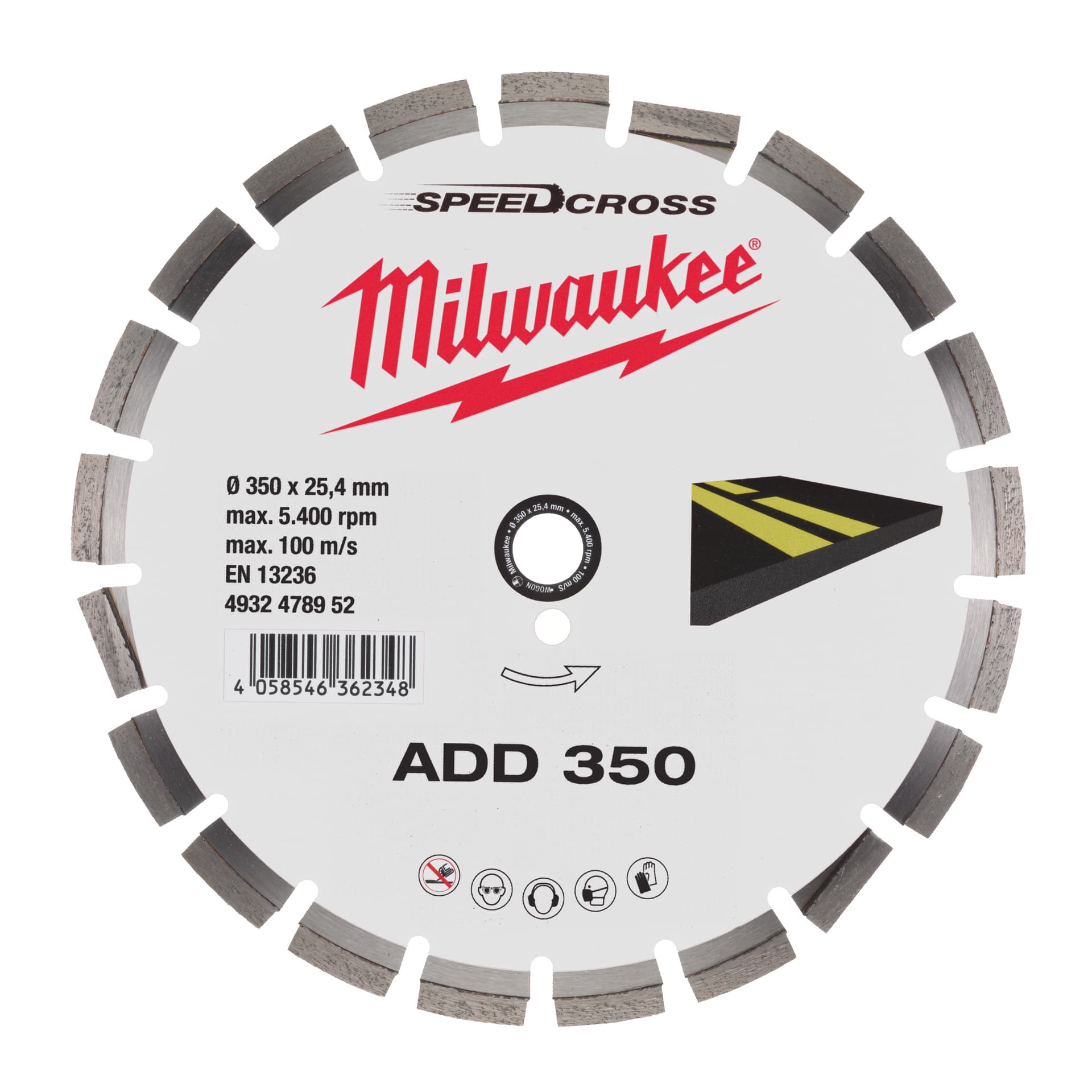 Disc diamantat ADD 350x25.4