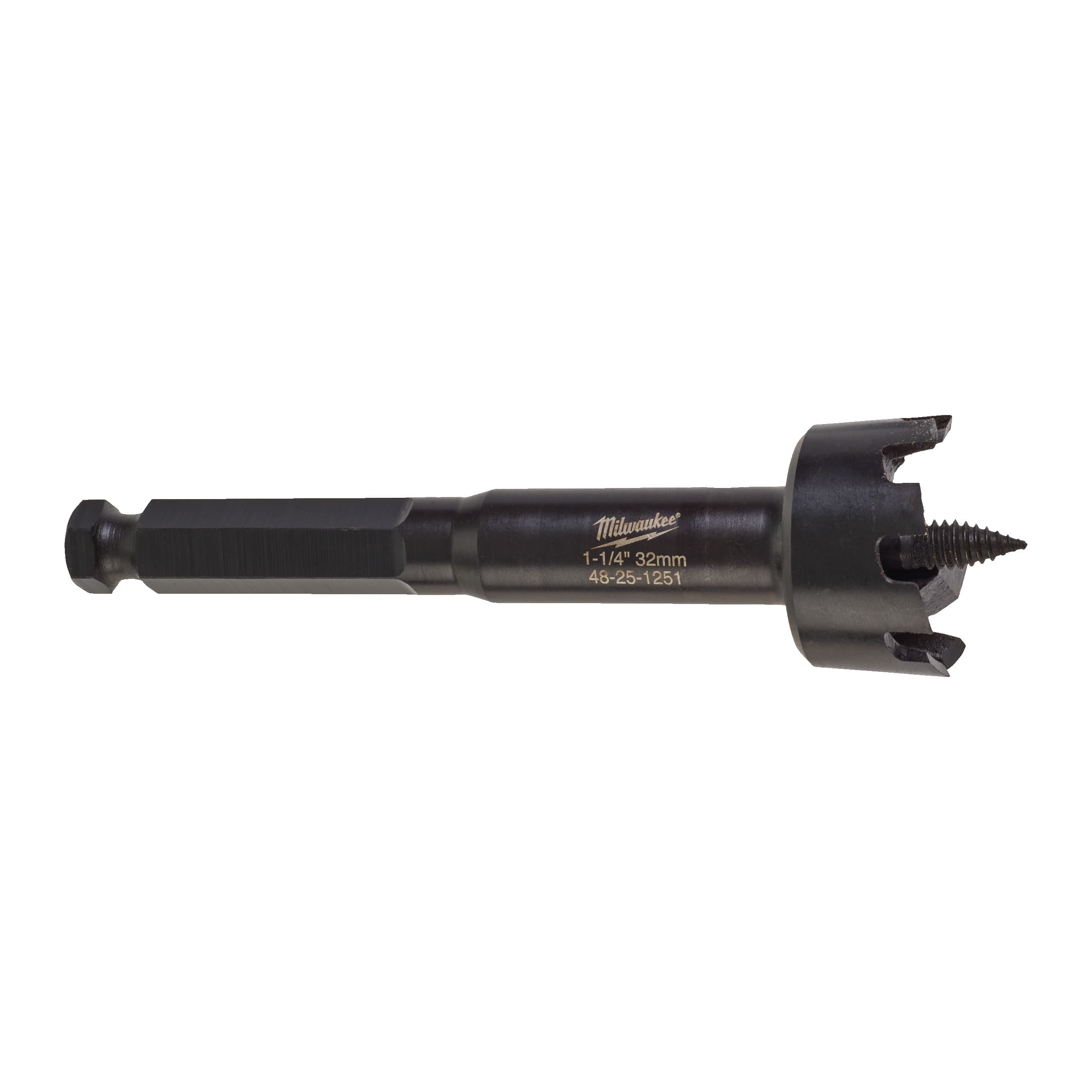 Burghiu pentru lemn autoforant 32mm, 1/4"