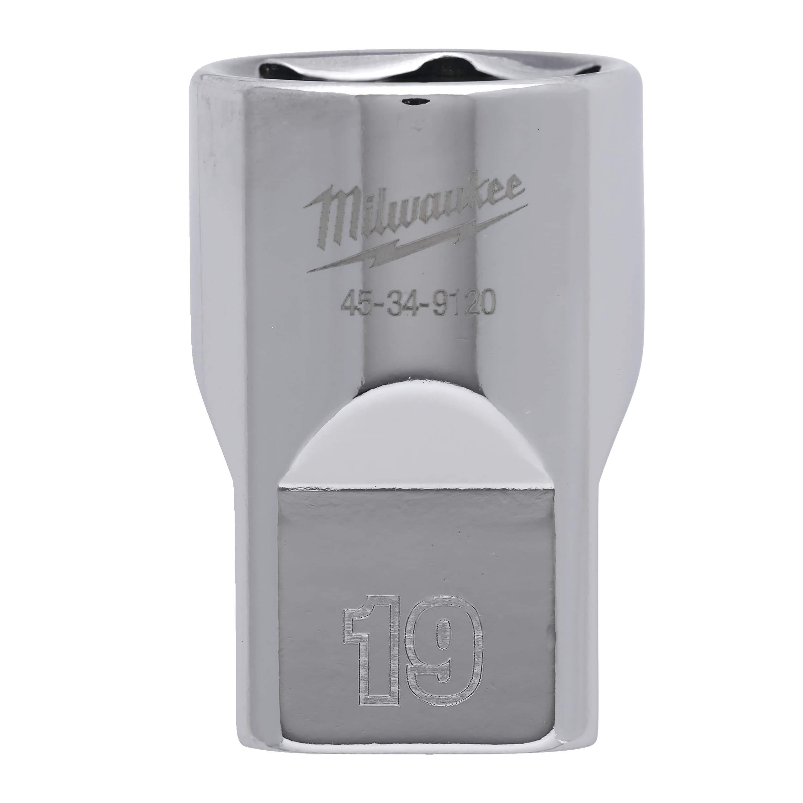 Cheie tubulară 1/2, sistem metric, 19mm, scurtă