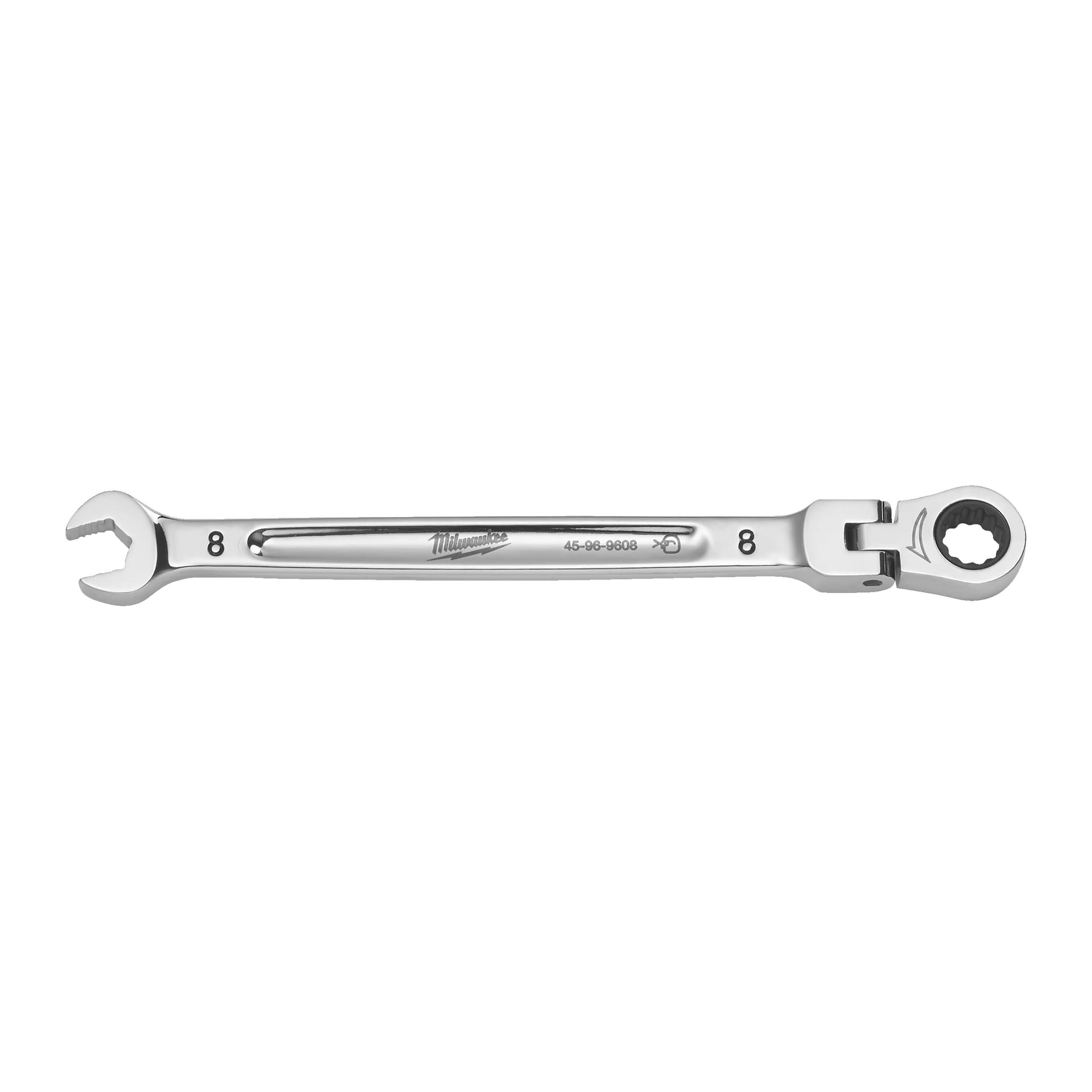 Cheie fixă MAX BITE cu clichet și cap pivotant, 8mm
