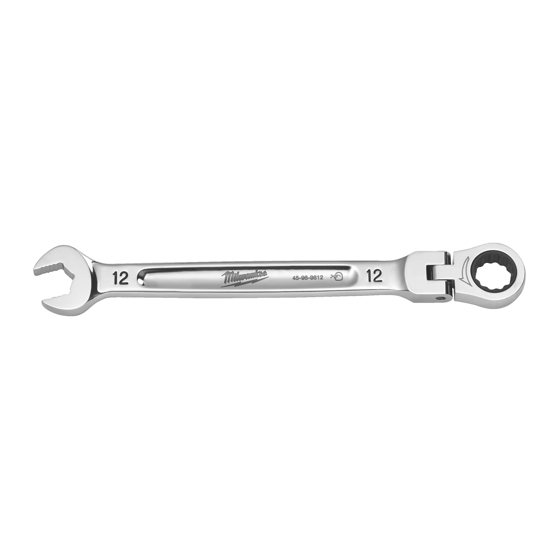 Cheie fixă MAX BITE cu clichet și cap pivotant, 12mm