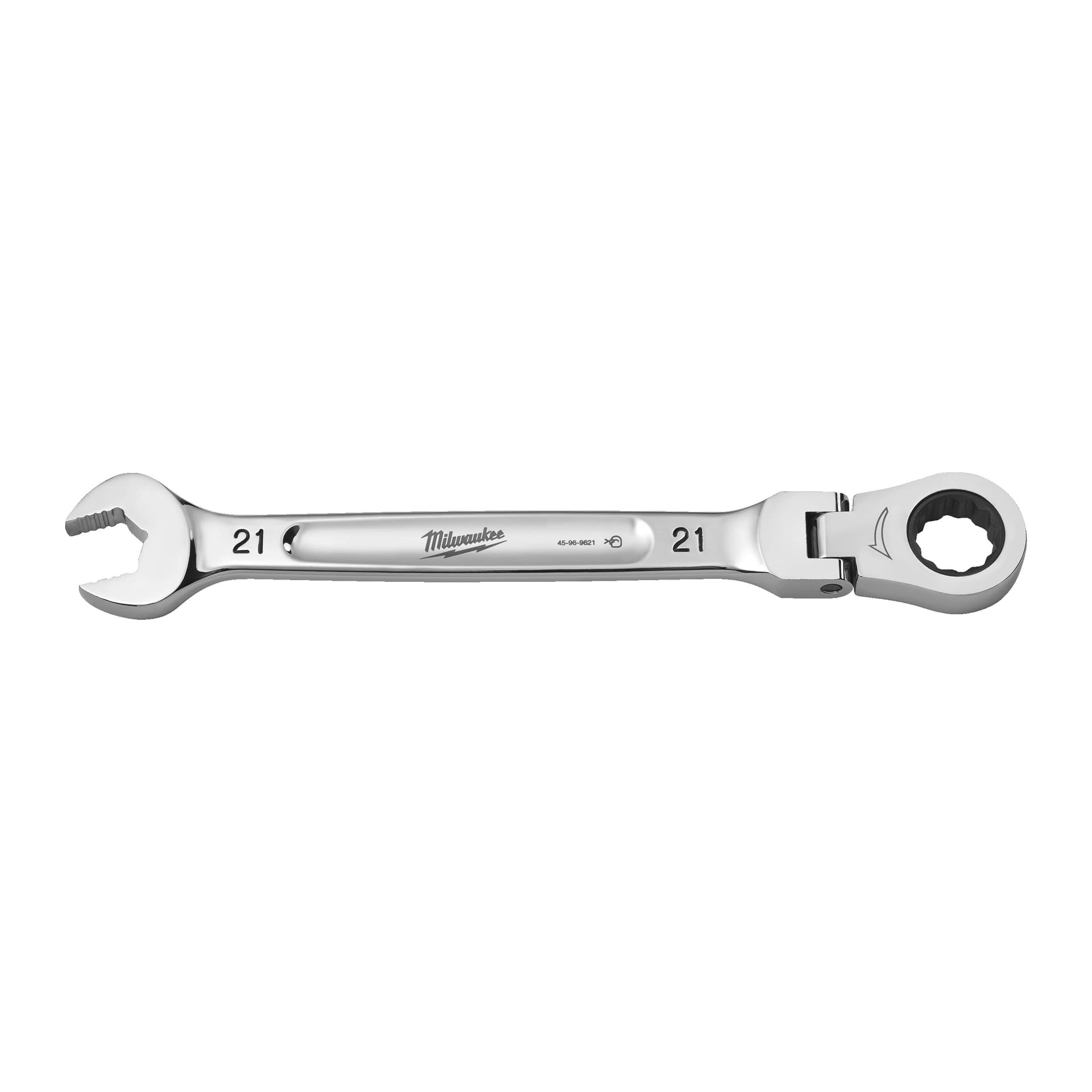 Cheie fixă MAX BITE cu clichet și cap pivotant, 21mm