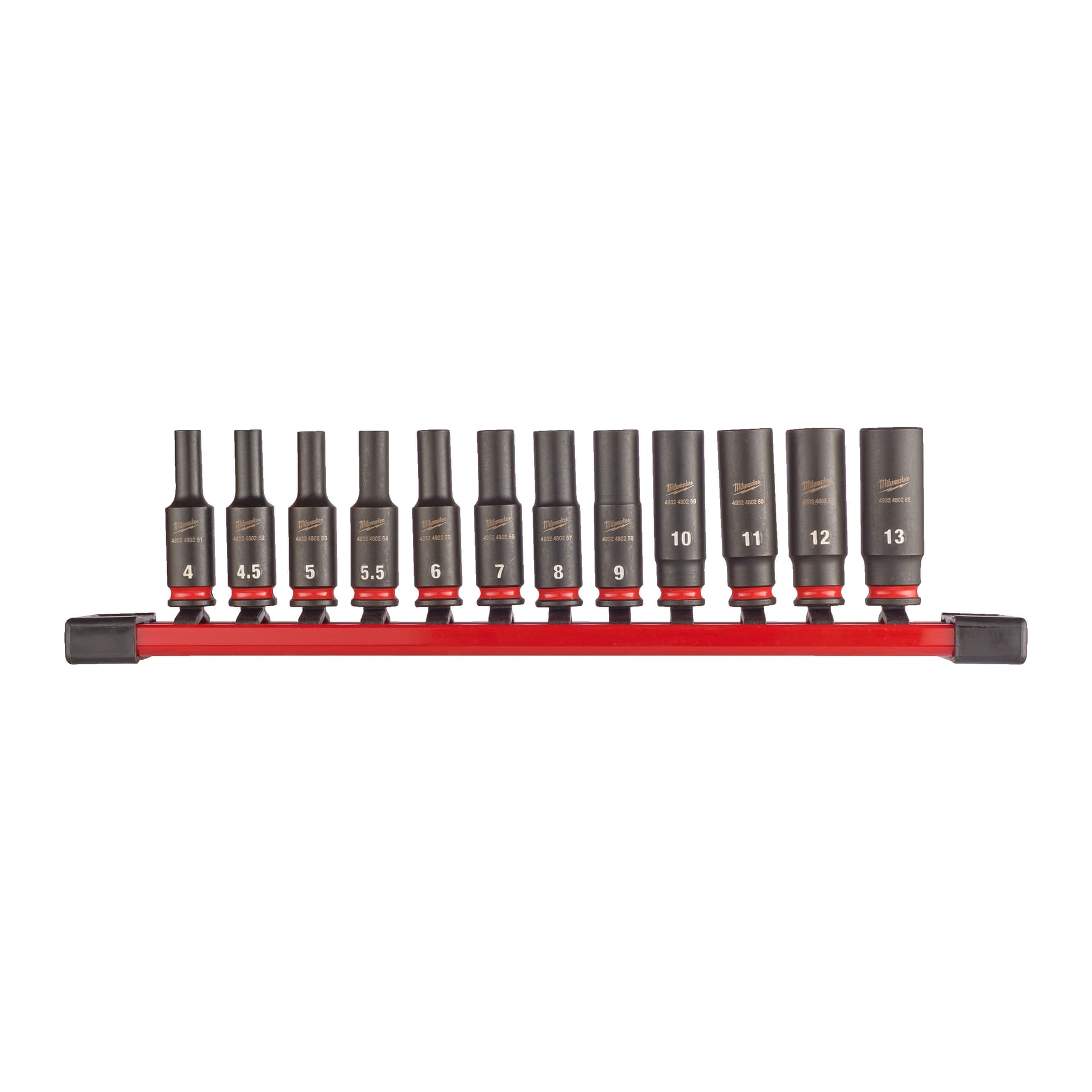 Set de 12 chei tubulare de impact ShW 1/4, lungi, 1 set