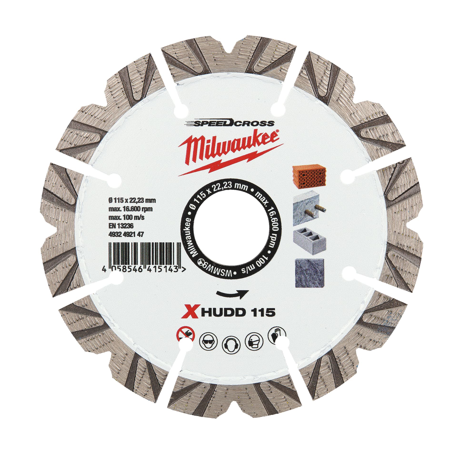 Disc diamantat Speedcross XHUDD 115mm