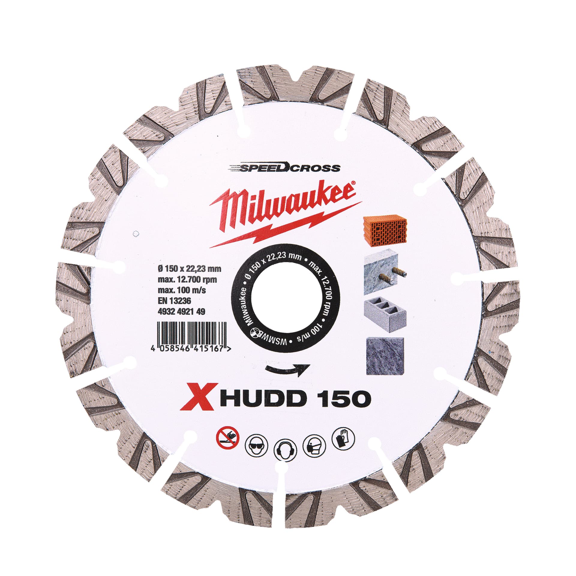 Disc diamantat Speedcross XHUDD 150mm