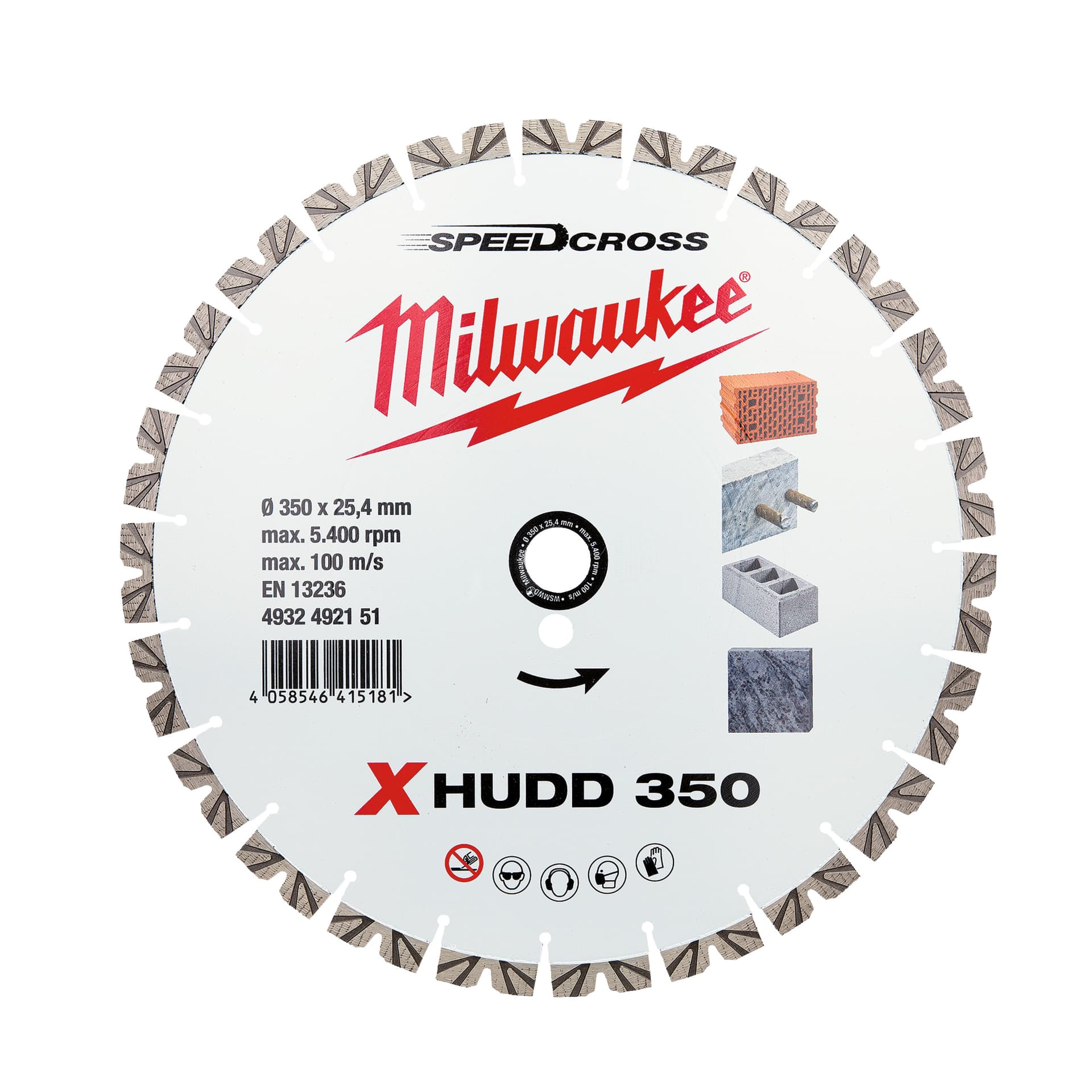 Disc diamantat Speedcross XHUDD 350mm