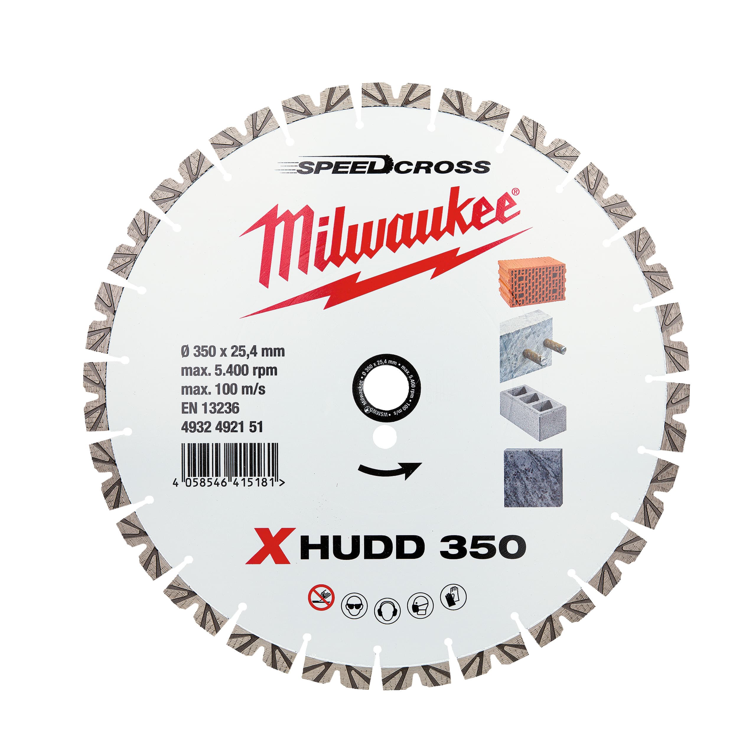 Disc diamantat Speedcross XHUDD 350mm