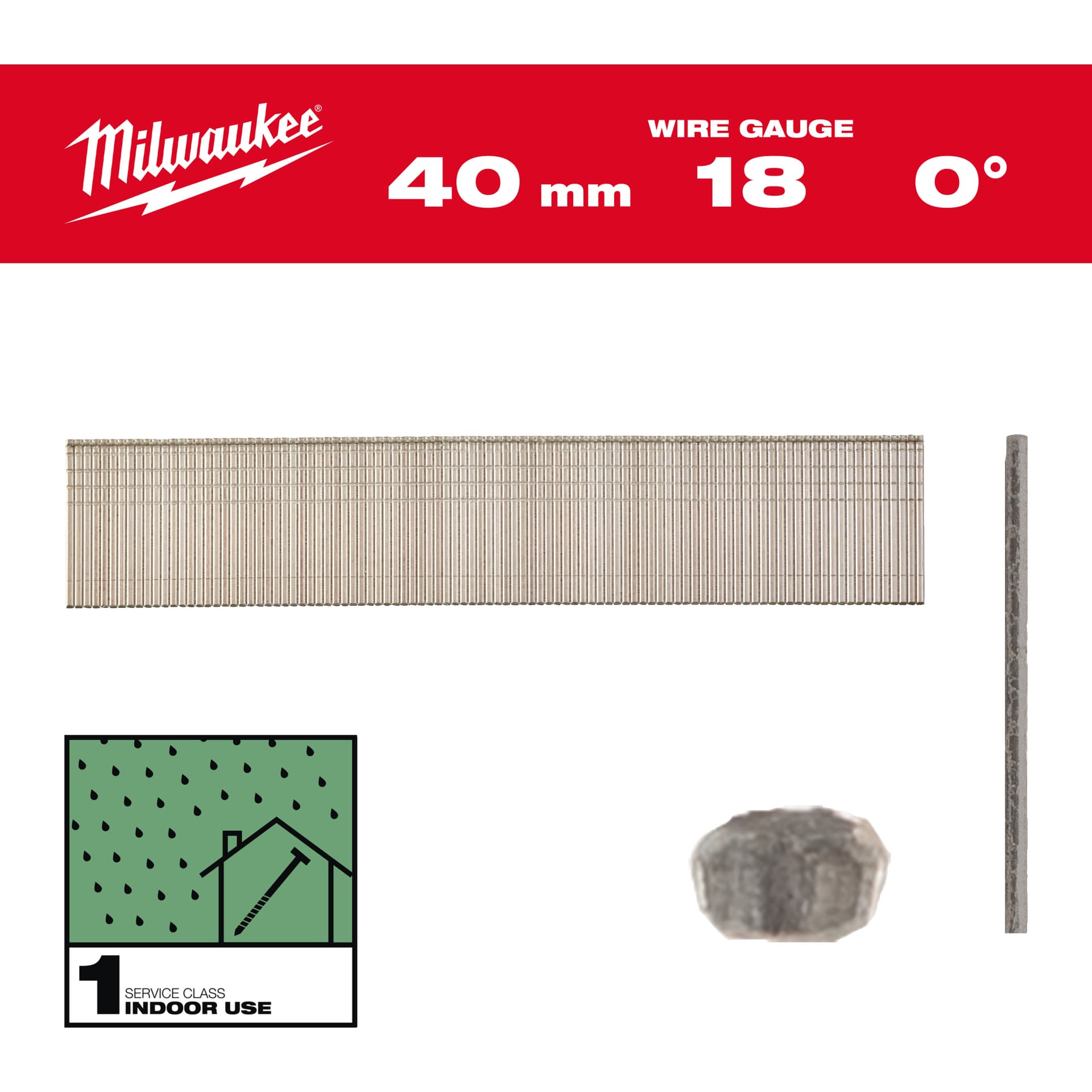 Cuie T, 18G, 40mm, RC G, 5.000 bucăți