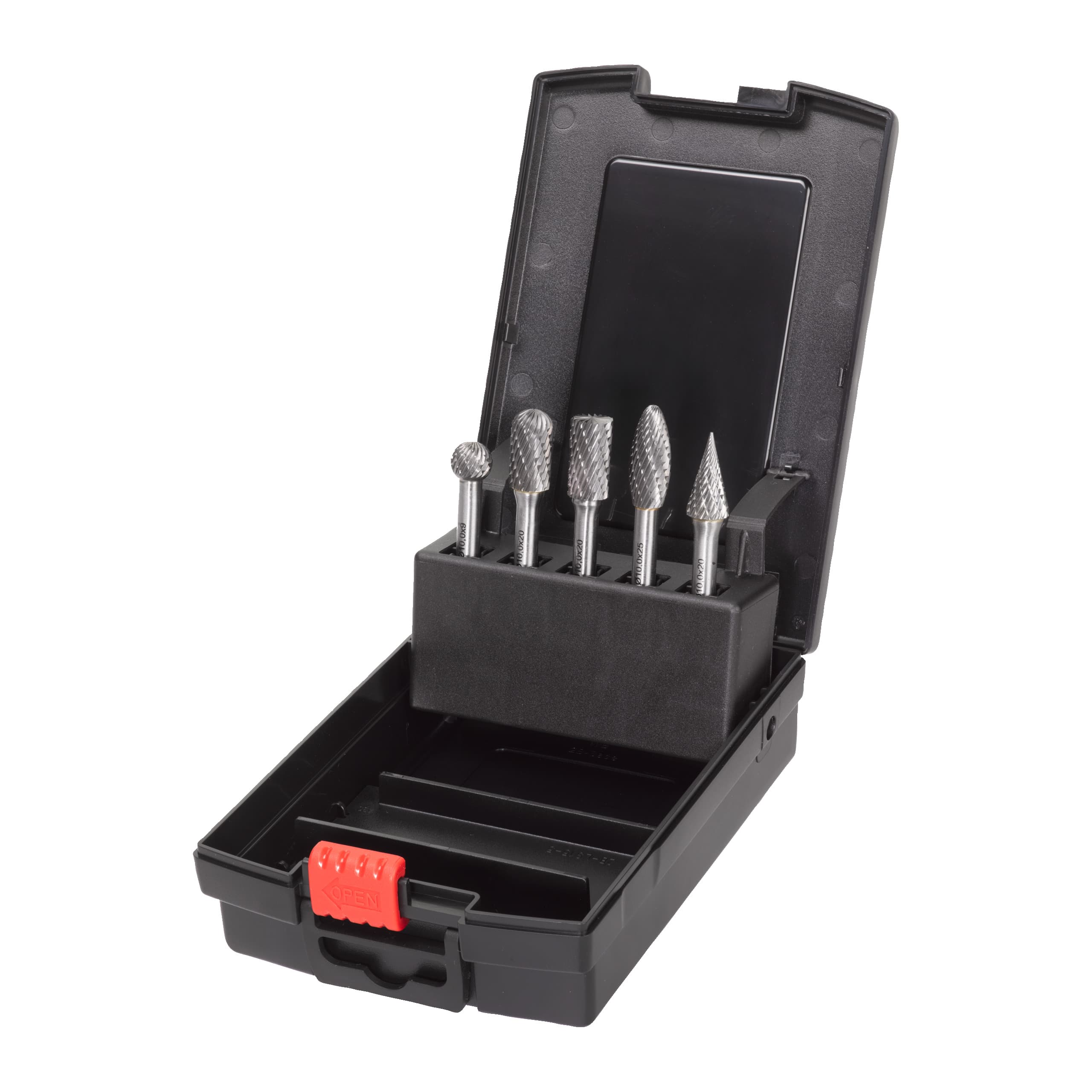 Set de 5 freze carbură 6x10mm