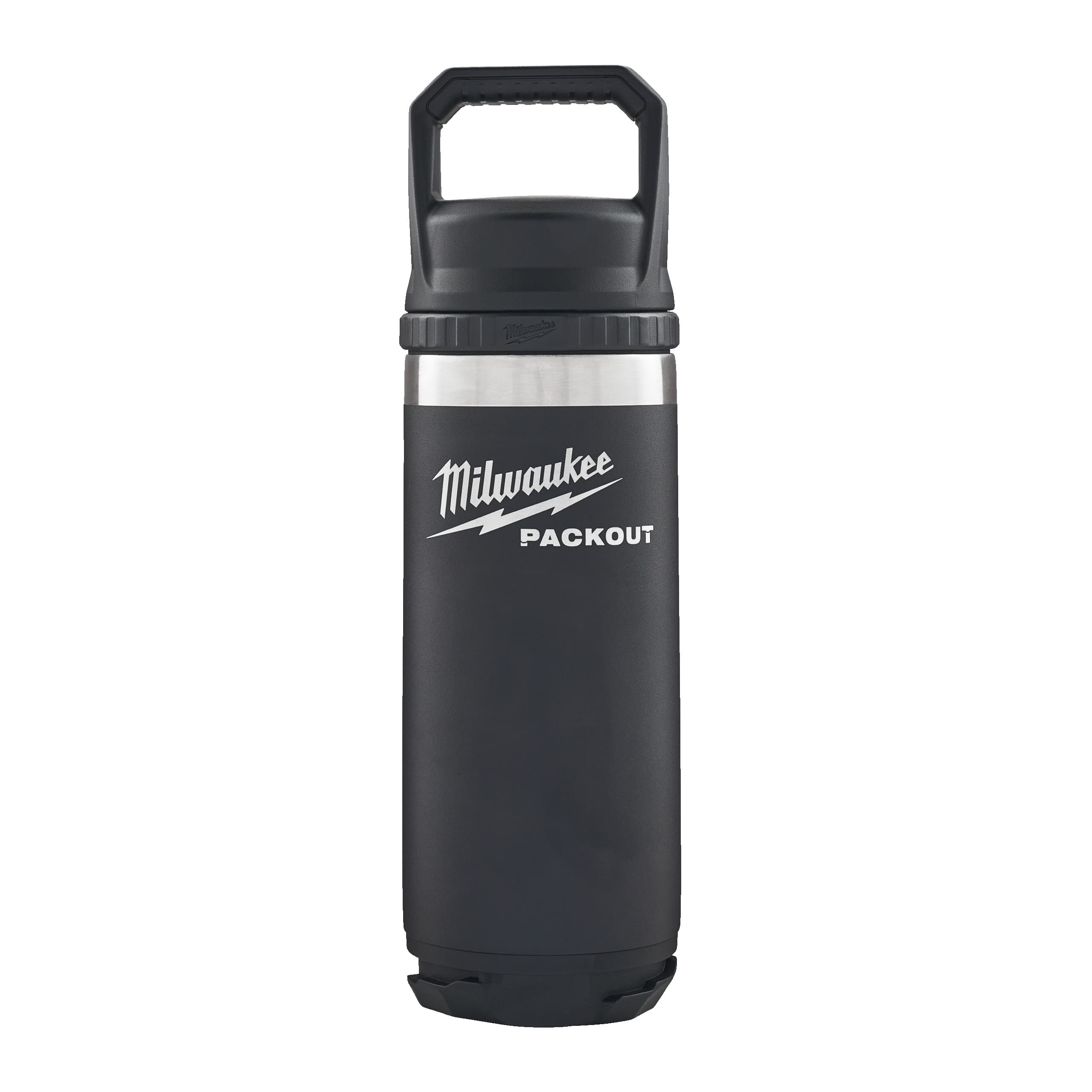 Sticlă neagră PACKOUT™ 532 ml cu capac