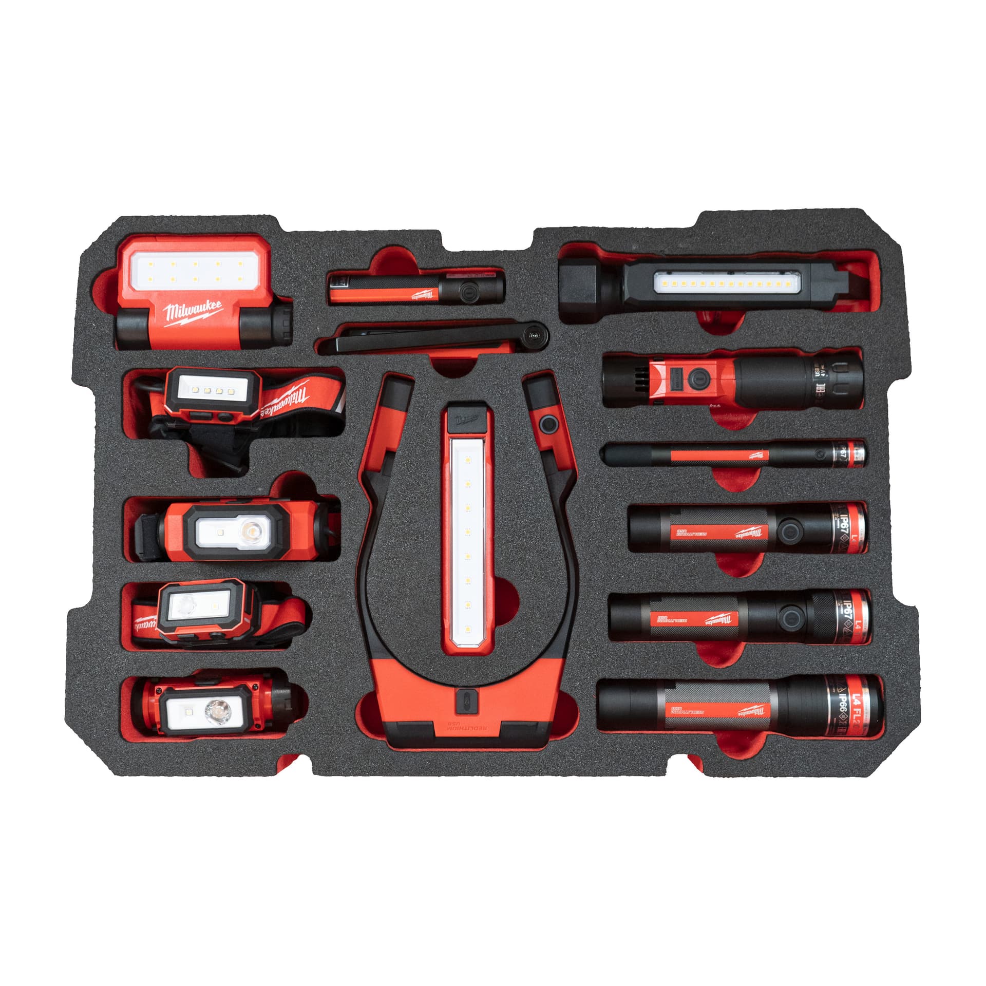 INSERȚIE GOALĂ SPUMĂ PENTRU CUTIA DE PRODUSE DE ILUMINAT PACKOUT™