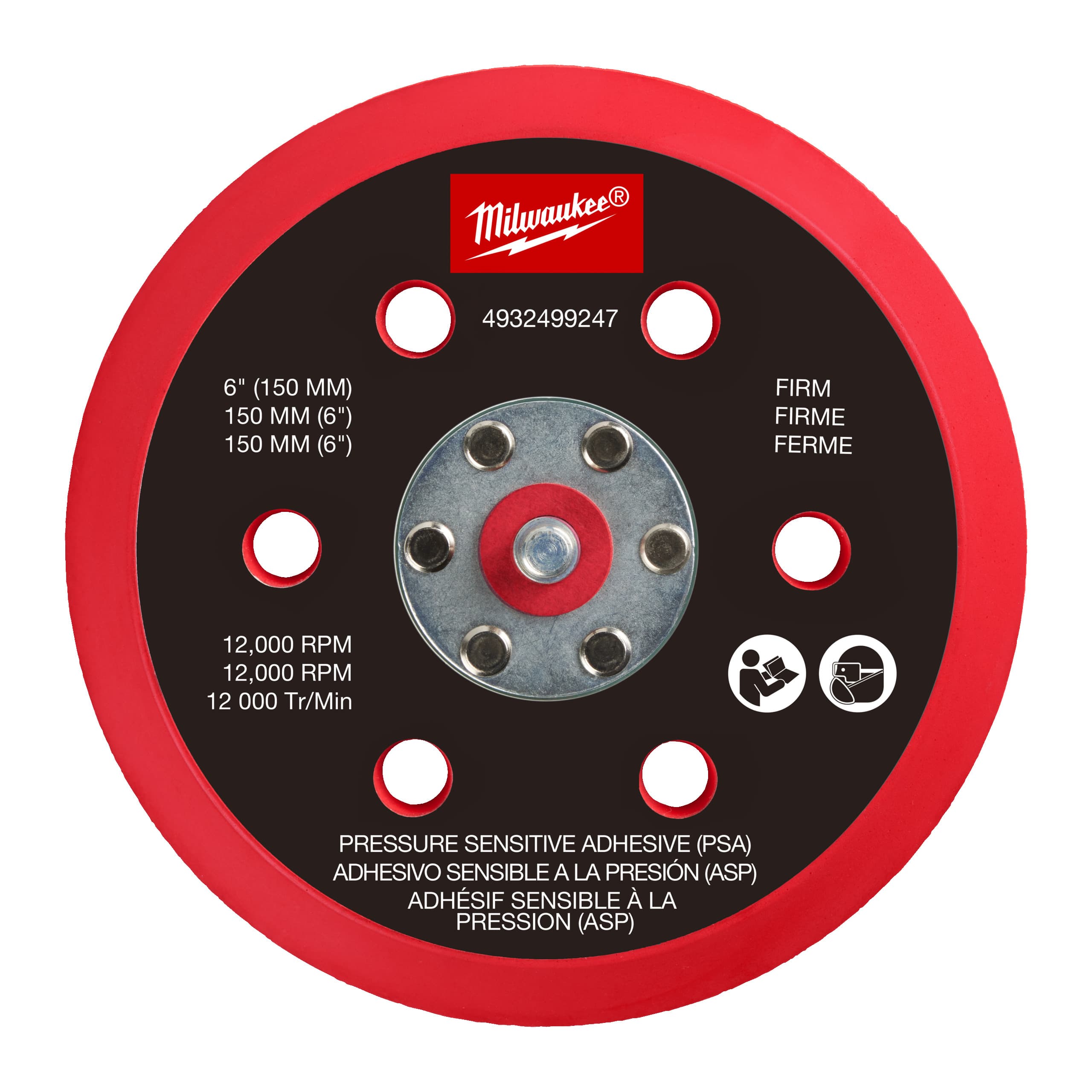 FROSBPHP150 Suport pentru șlefuitor orbital M12 FUEL™ 150 mm - tare și PSA