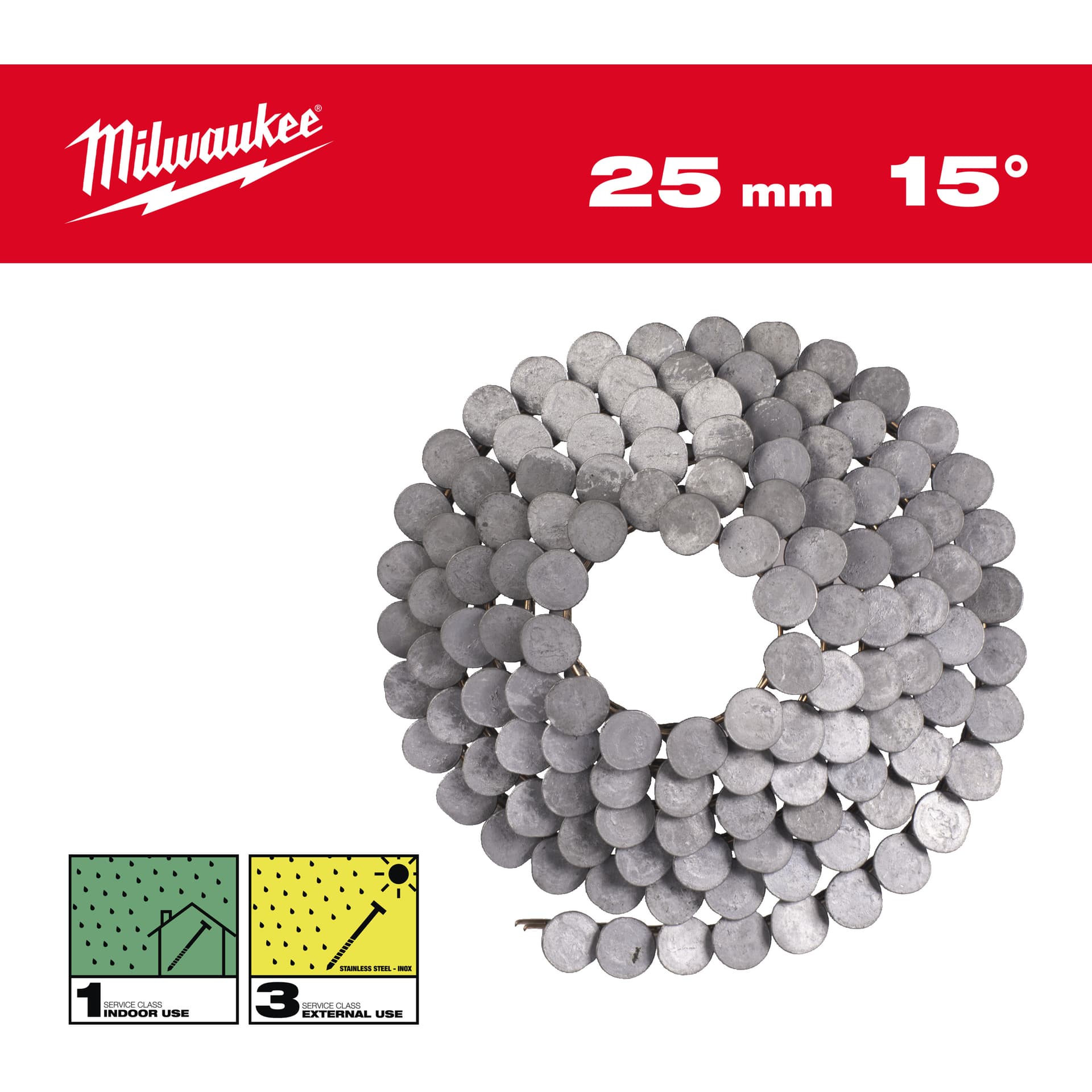 C.Cuie 15Deg RH 3.05x25mm/SS/HDG-2160