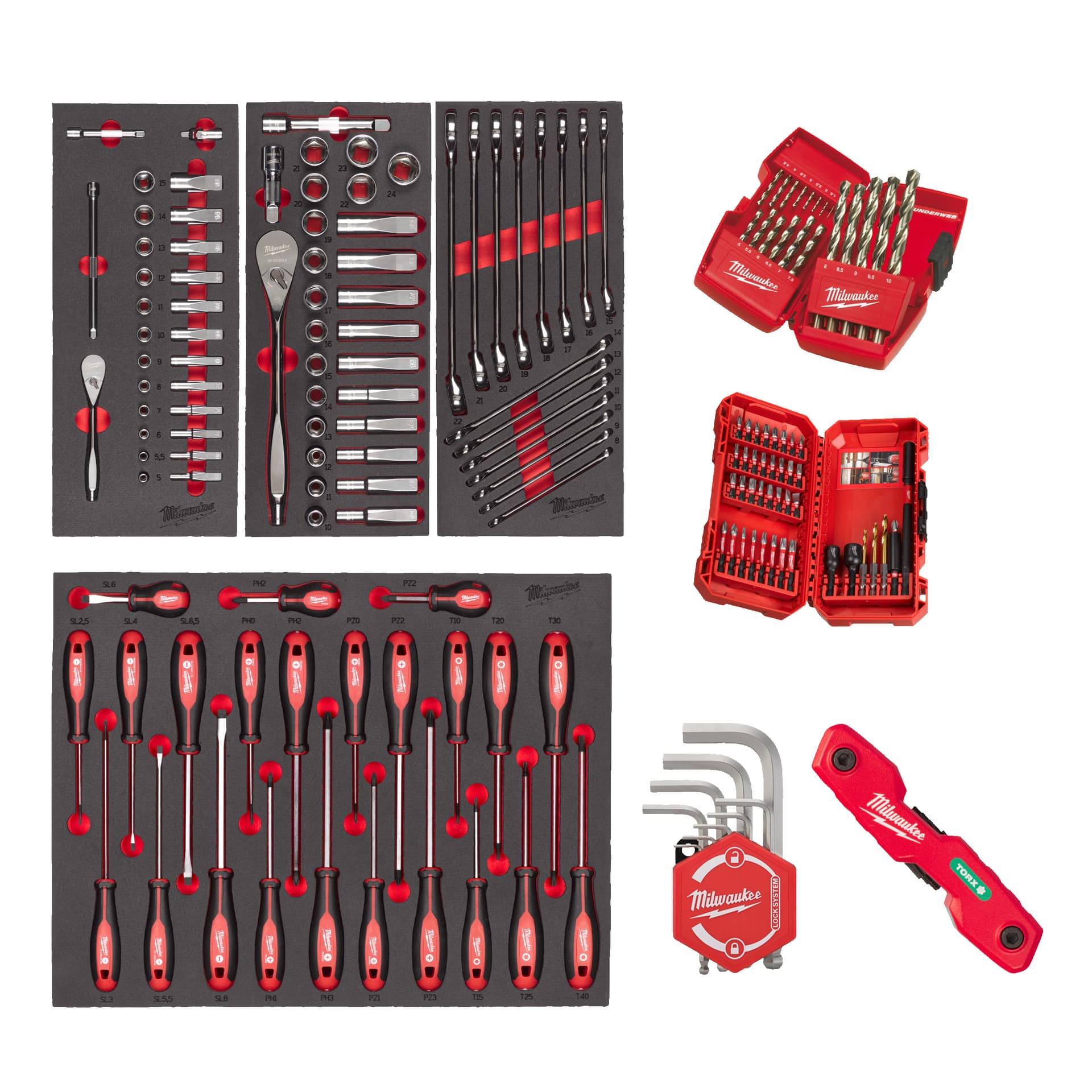 Master Foam Insert Set Universal 170pc