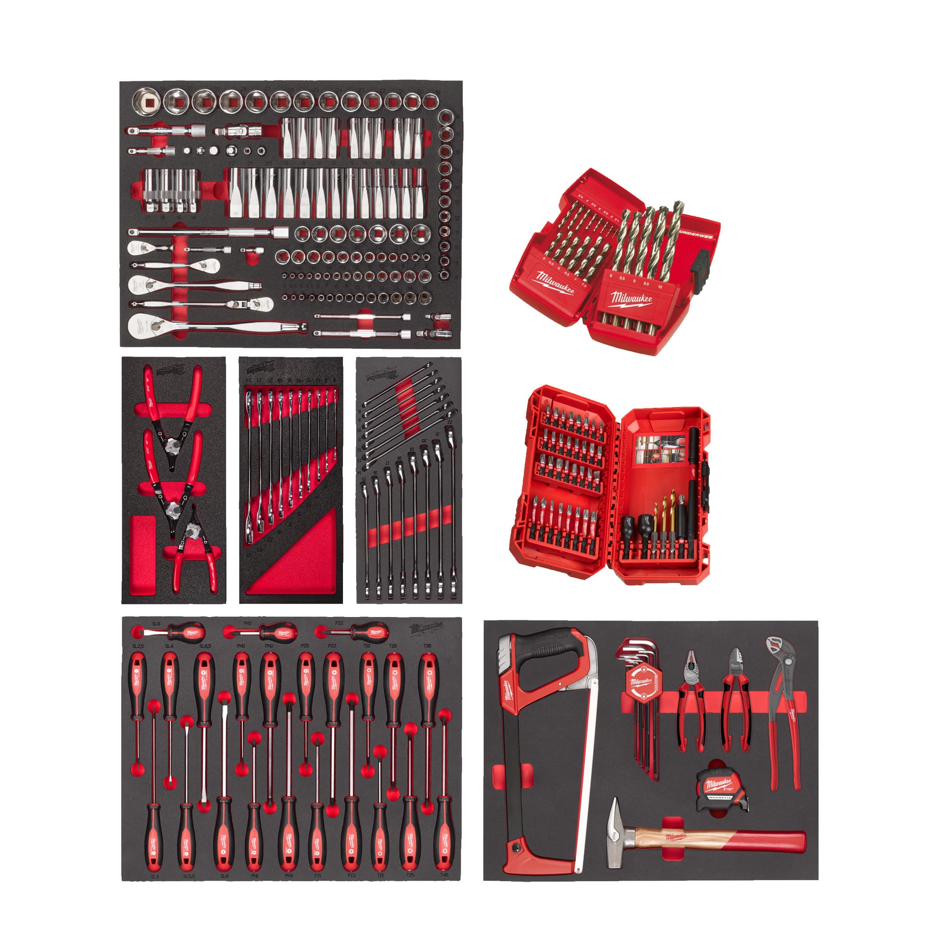Master Foam Insert Set Industrial 244pc
