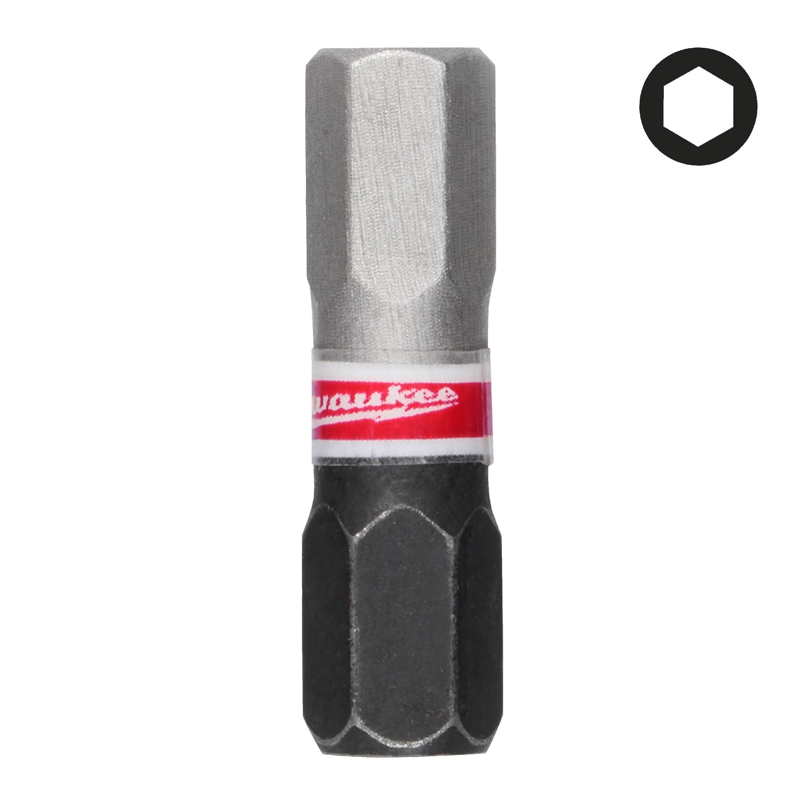 Shockwave Hex6 bit 25mm-3pcs.