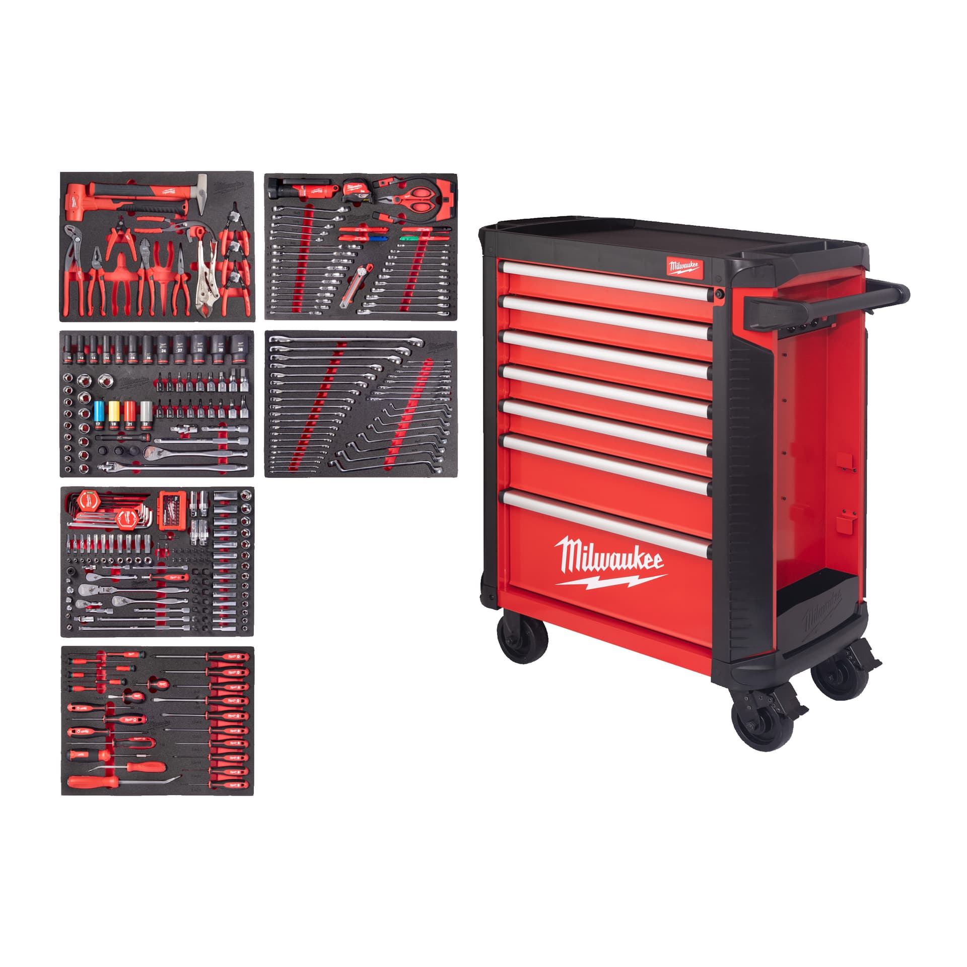 Cărucior de scule TOOLGUARD™30"/78cm - 337 piese