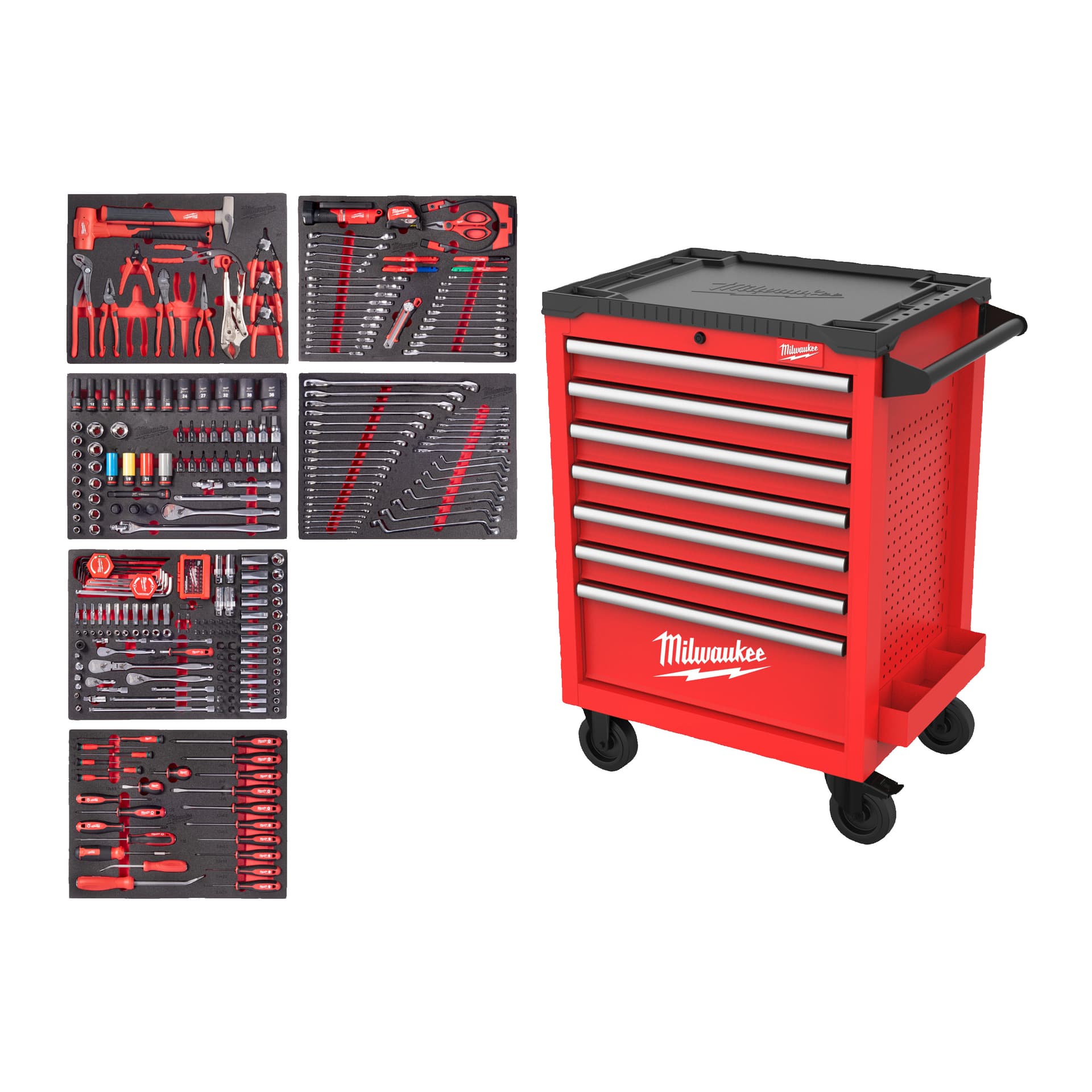 Cărucior de scule TOOLGUARD™27"/69cm - 337 piese