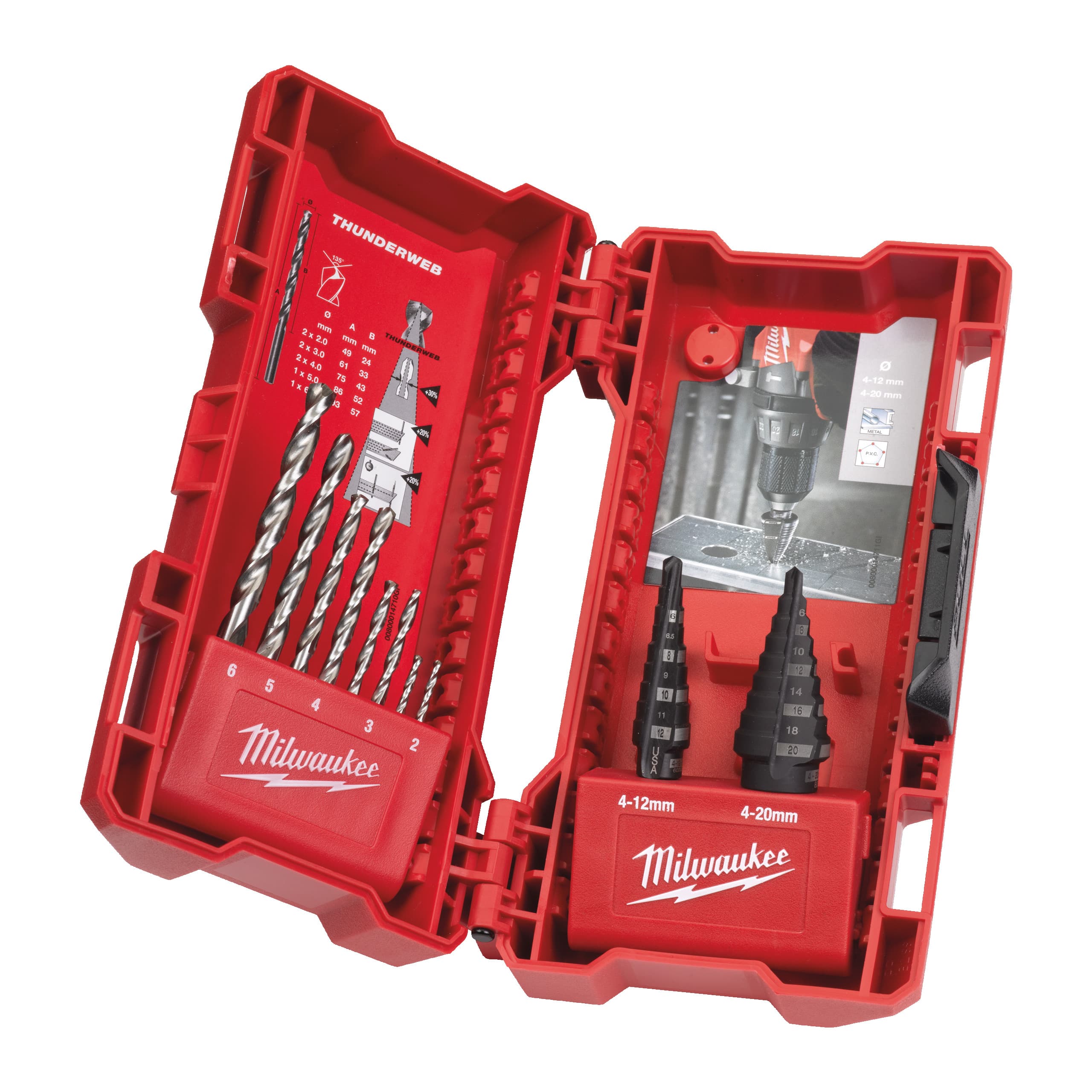 Set de burghii și burghii pentru metal - 10 bucăți.