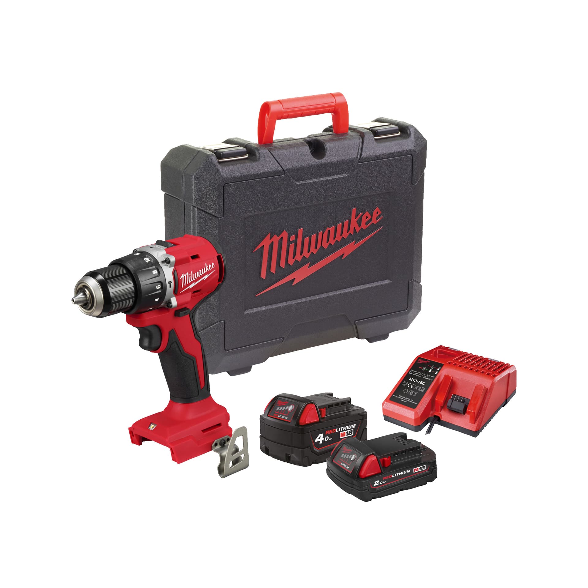 M18 BLPDRC-422C Mașină de găurit compactă, cu percuție și motor fără perii M18™