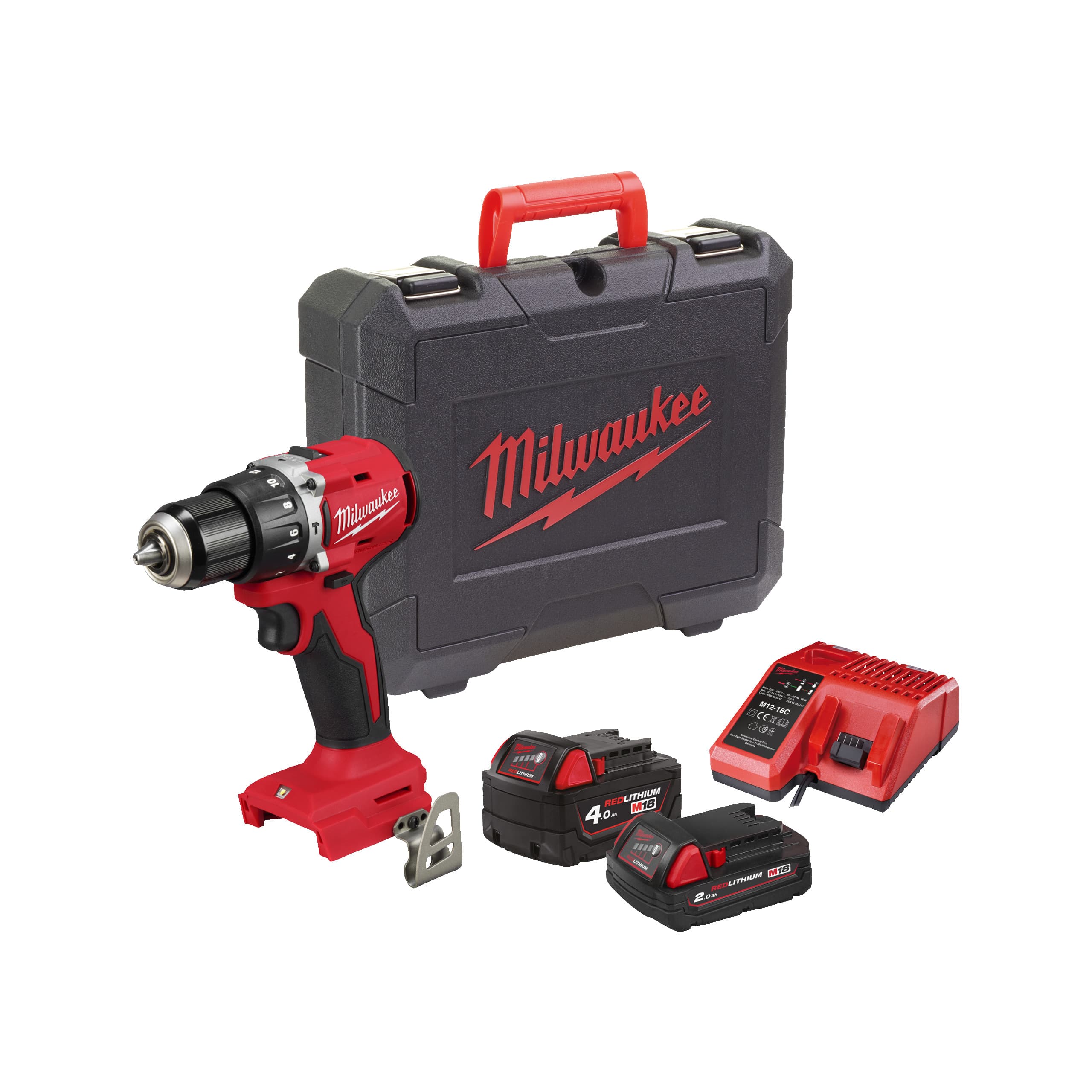 M18 BLPDRC-422C Mașină de găurit compactă, cu percuție și motor fără perii M18™