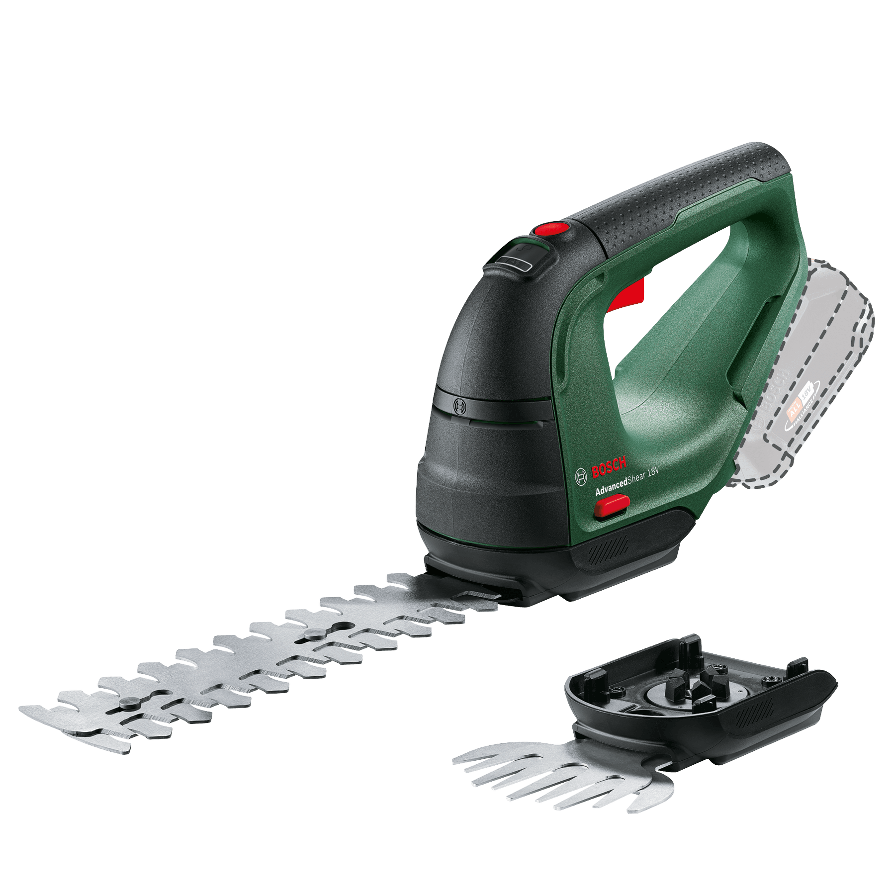 Foarfece de tăiat iarba cu acumulator AdvancedShear 18V-10