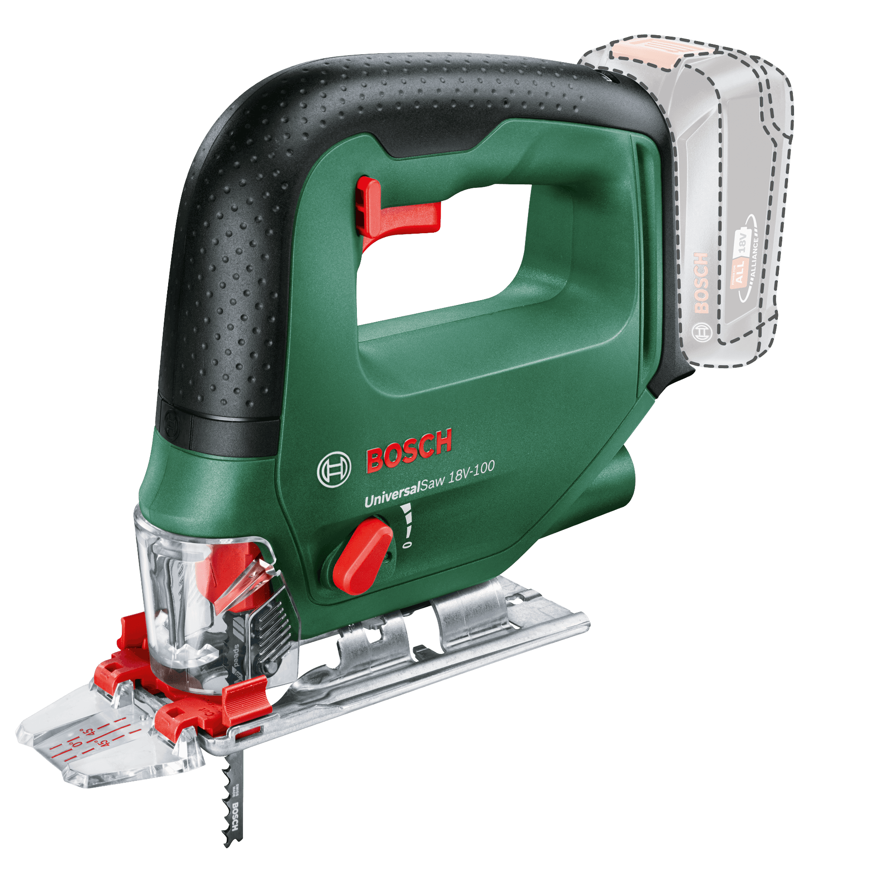 Ferăstrău vertical cu acumulator UniversalSaw 18V-100