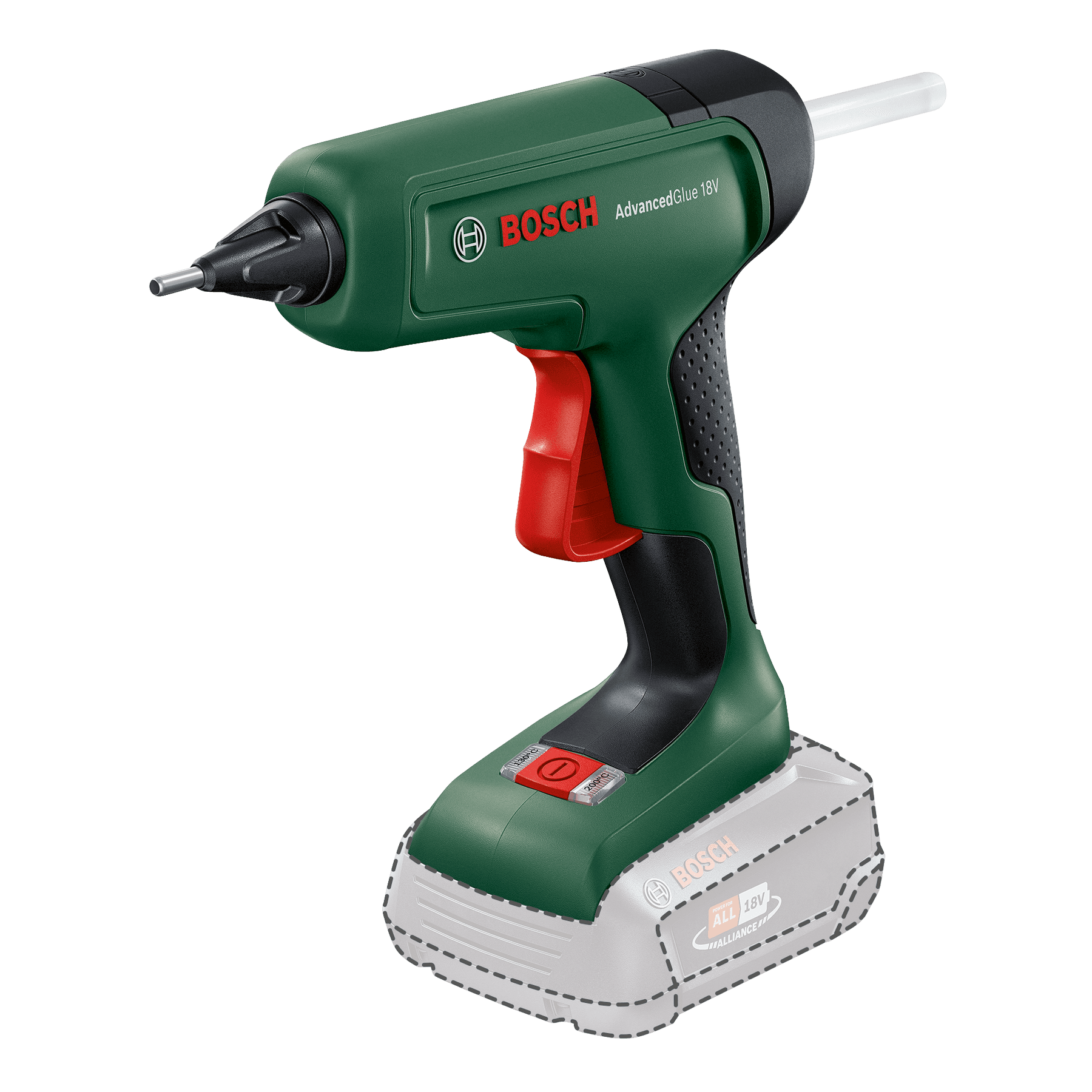 Pistol de lipit cu acumulator AdvancedGlue 18V