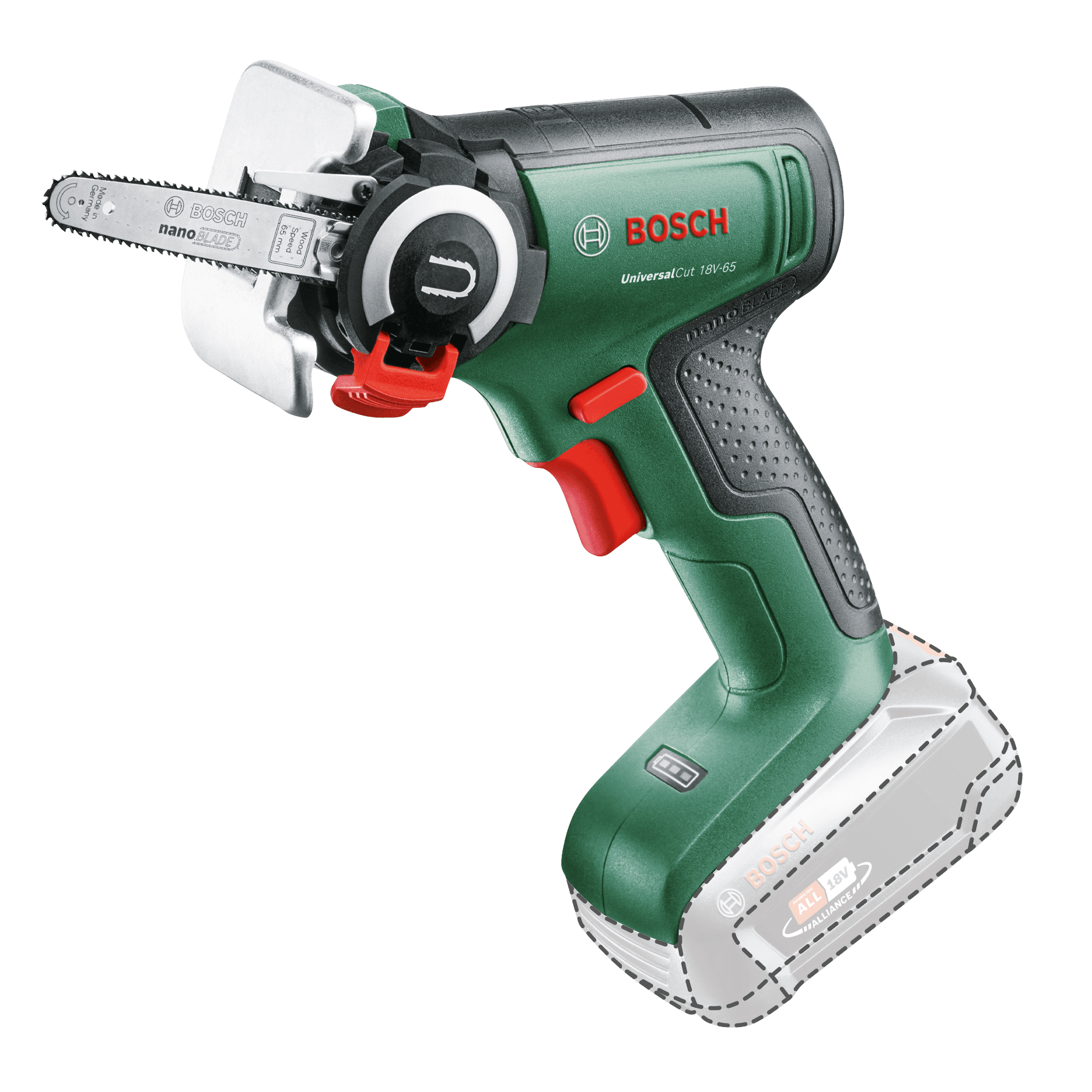 Ferăstrău cu acumulator NanoBlade UniversalCut 18V-65