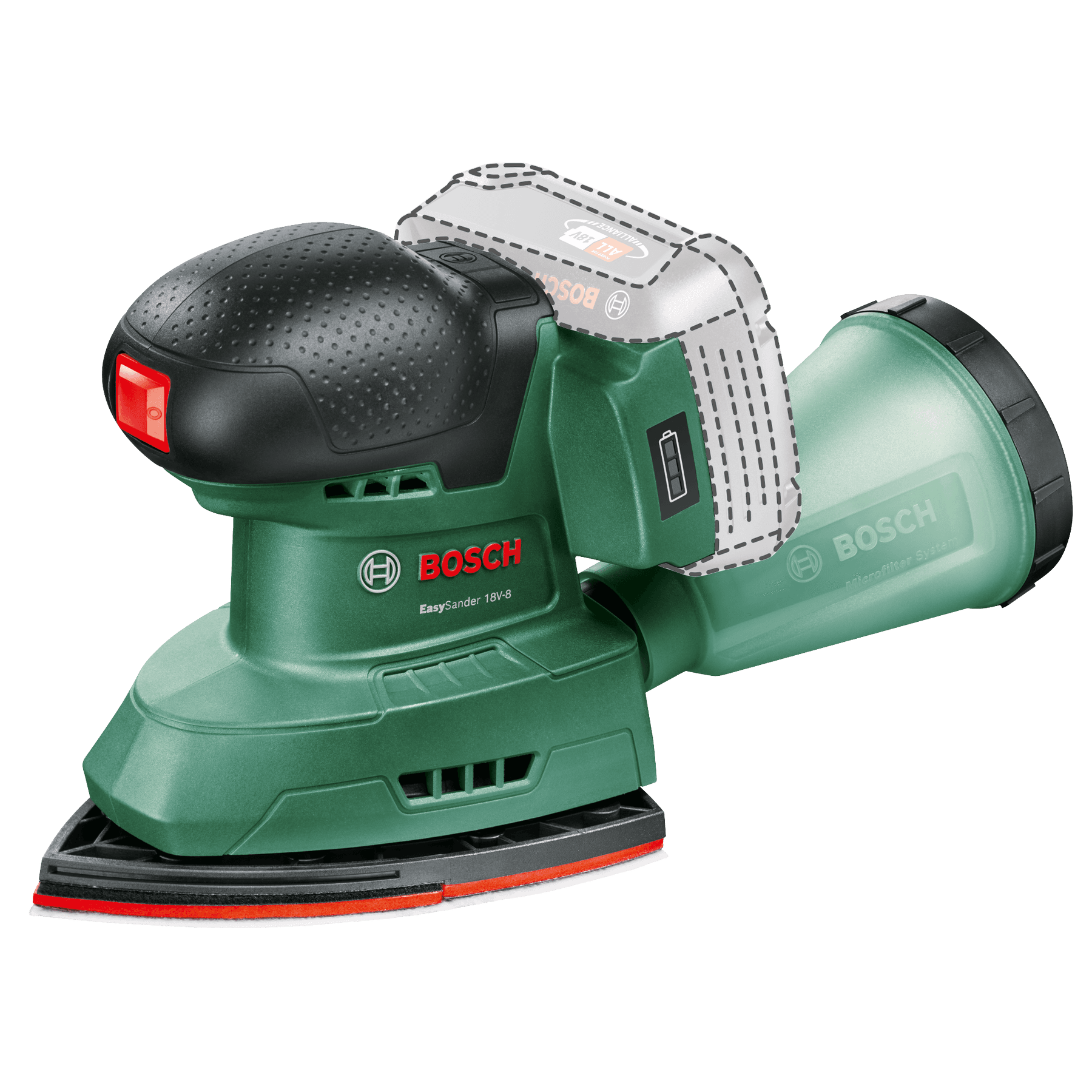 Maşină de şlefuit multifuncţională cu acumulator EasySander 18V-8