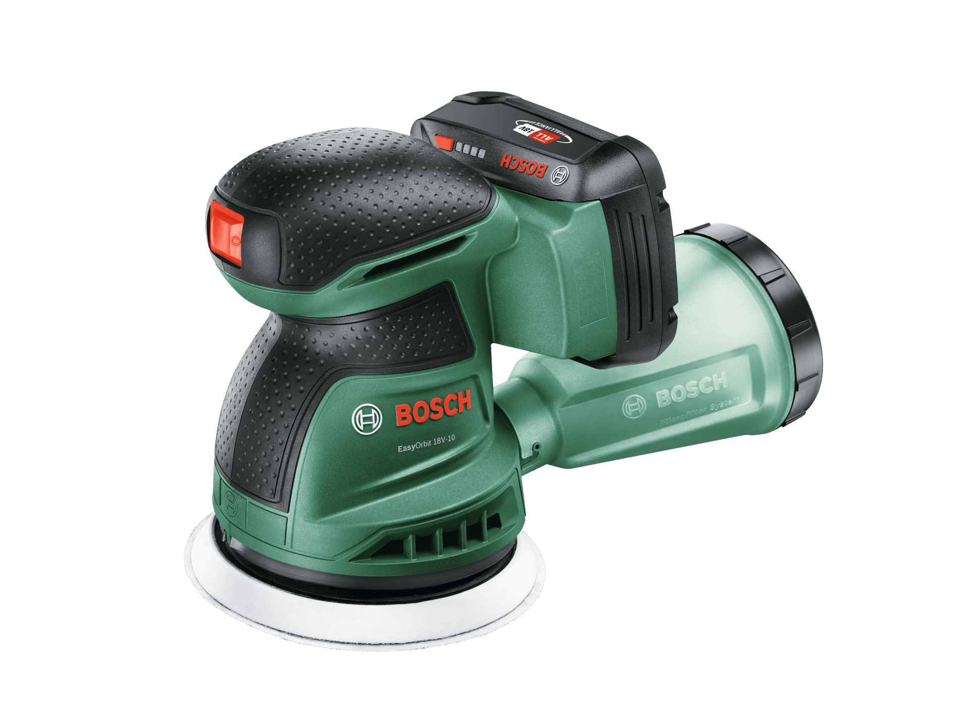 Şlefuitor cu excentric cu acumulator EasyOrbit 18V-10