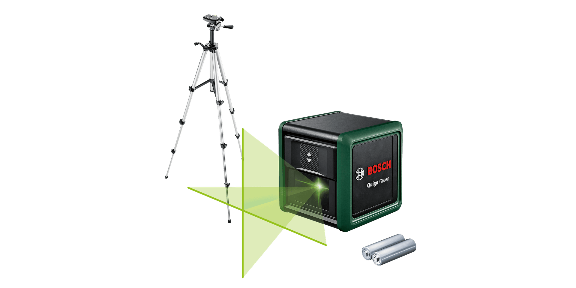 Nivelă laser cu linii Set Quigo Green