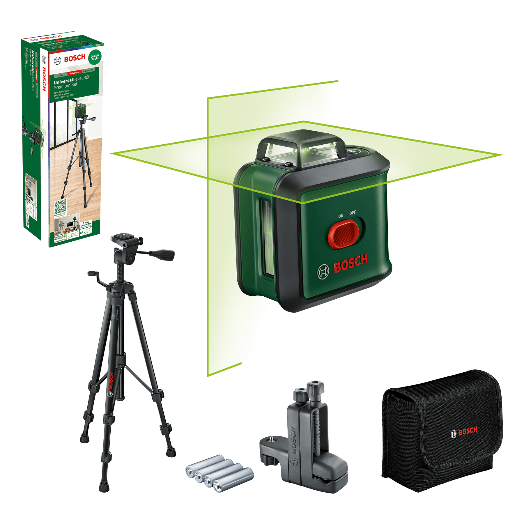 Nivelă laser cu linii UniversalLevel 360 Premium Set