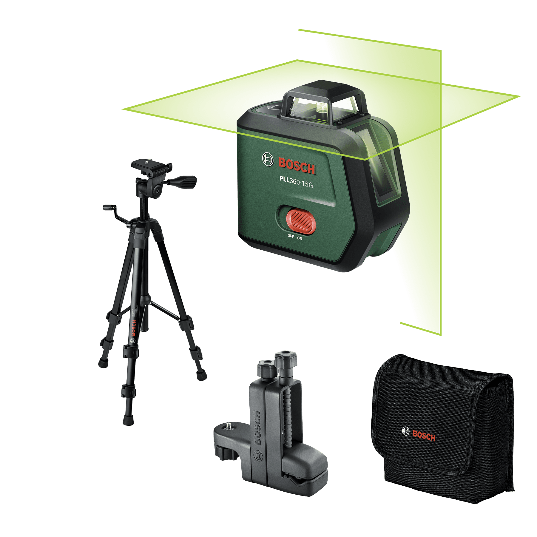 Nivelă laser cu linii Set Premium PLL360-15G