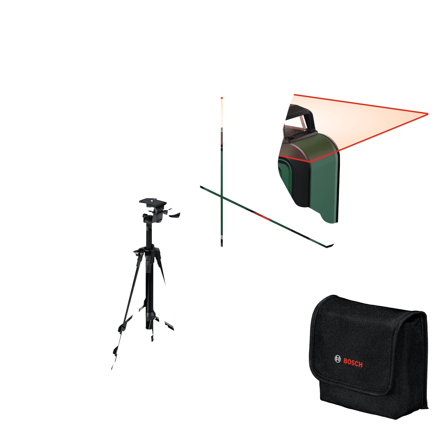 Nivelă laser cu linii Set PLL 360-1