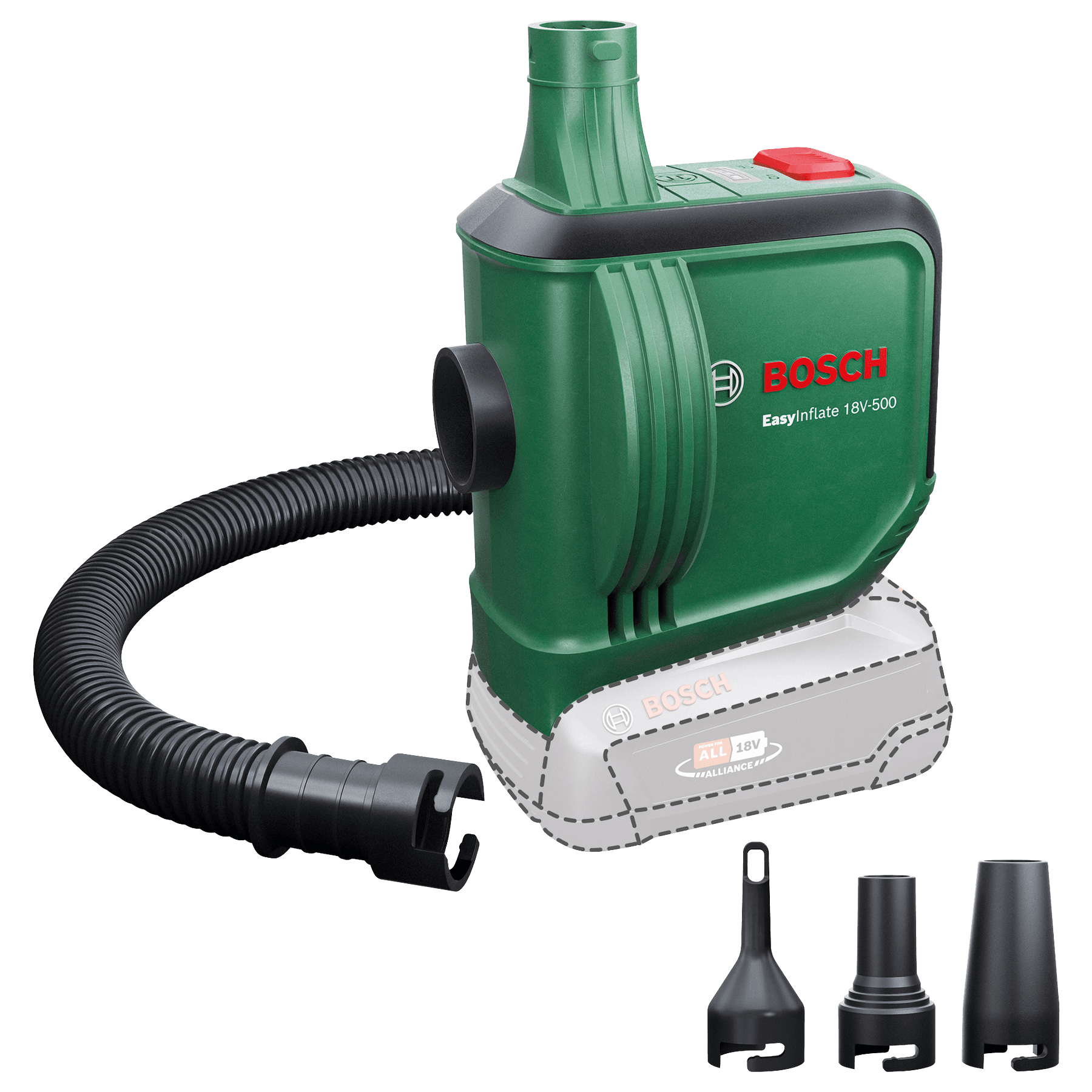 Pompă de aer cu acumulator EasyInflate 18V-500