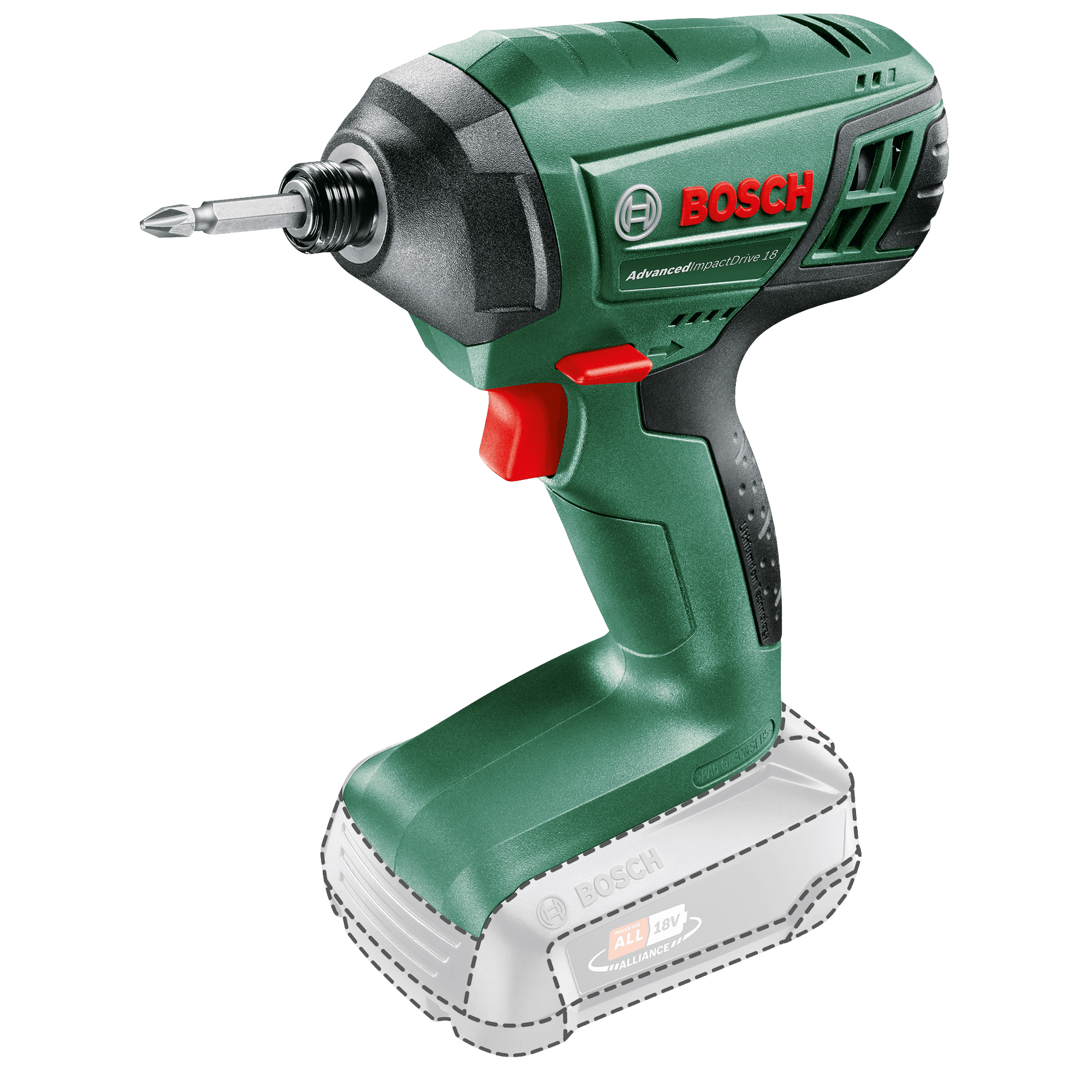 Maşină de înfiletat/desfiletat cu percuţie cu acumulator AdvancedImpactDrive 18
